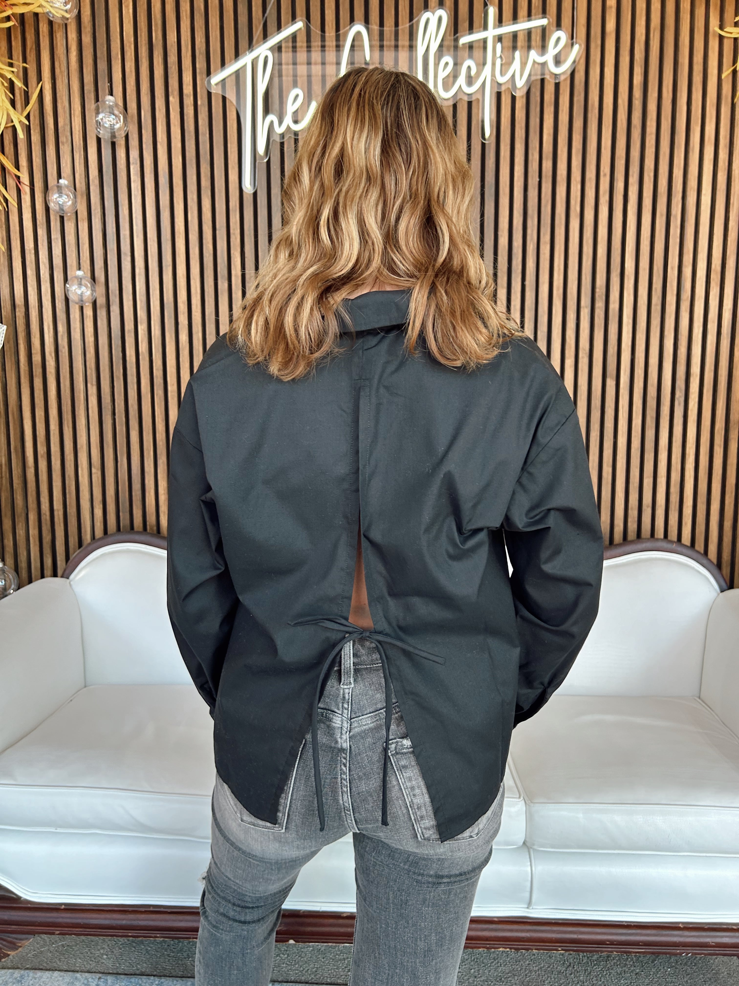 Tie Back Blouse