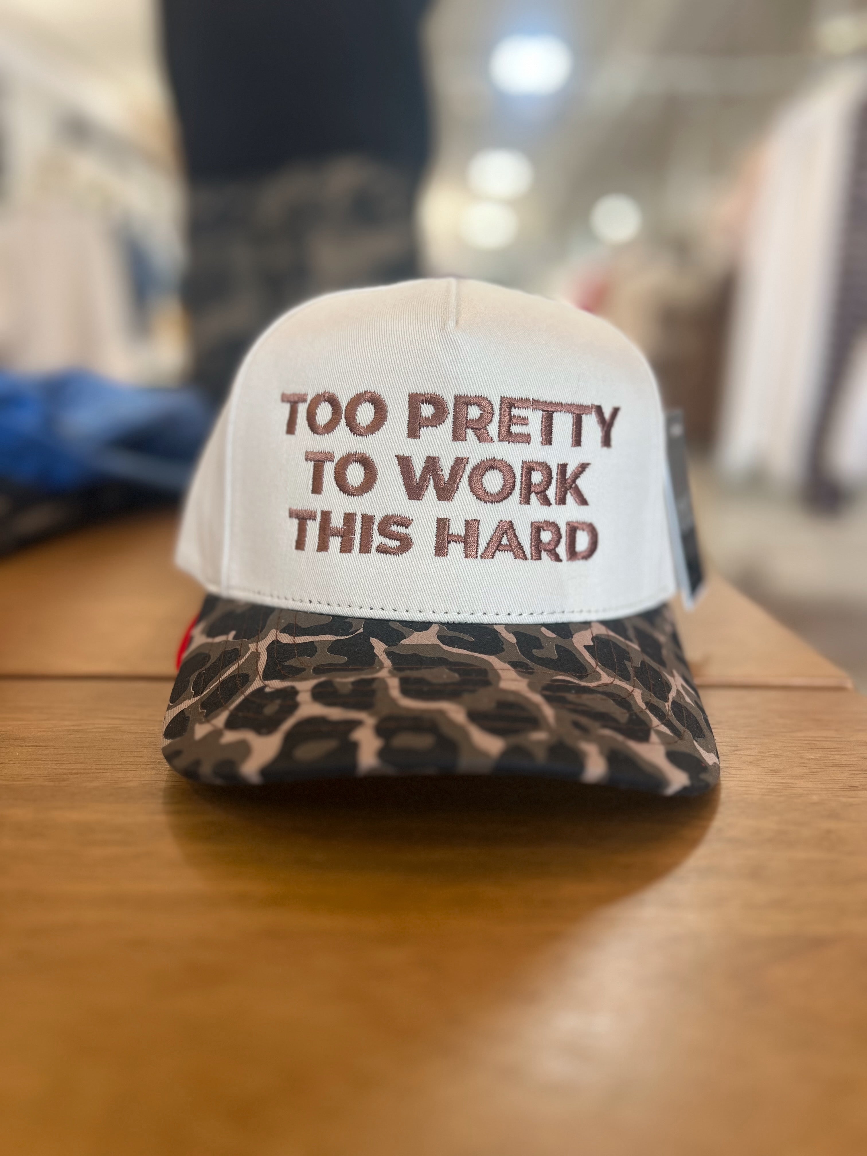 Too Pretty Leopard Hat