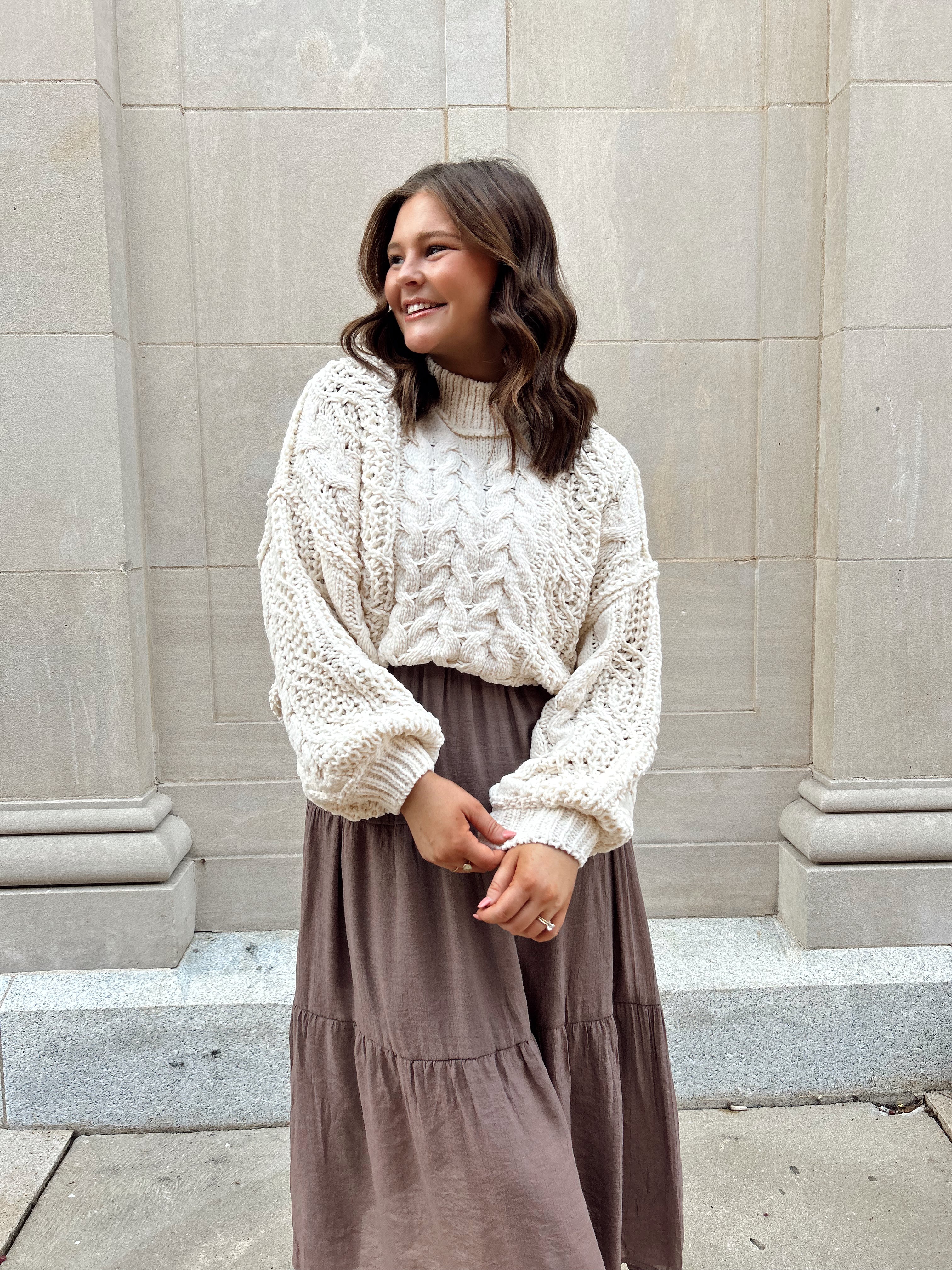 City Life Dress- Mocha (S-3X)