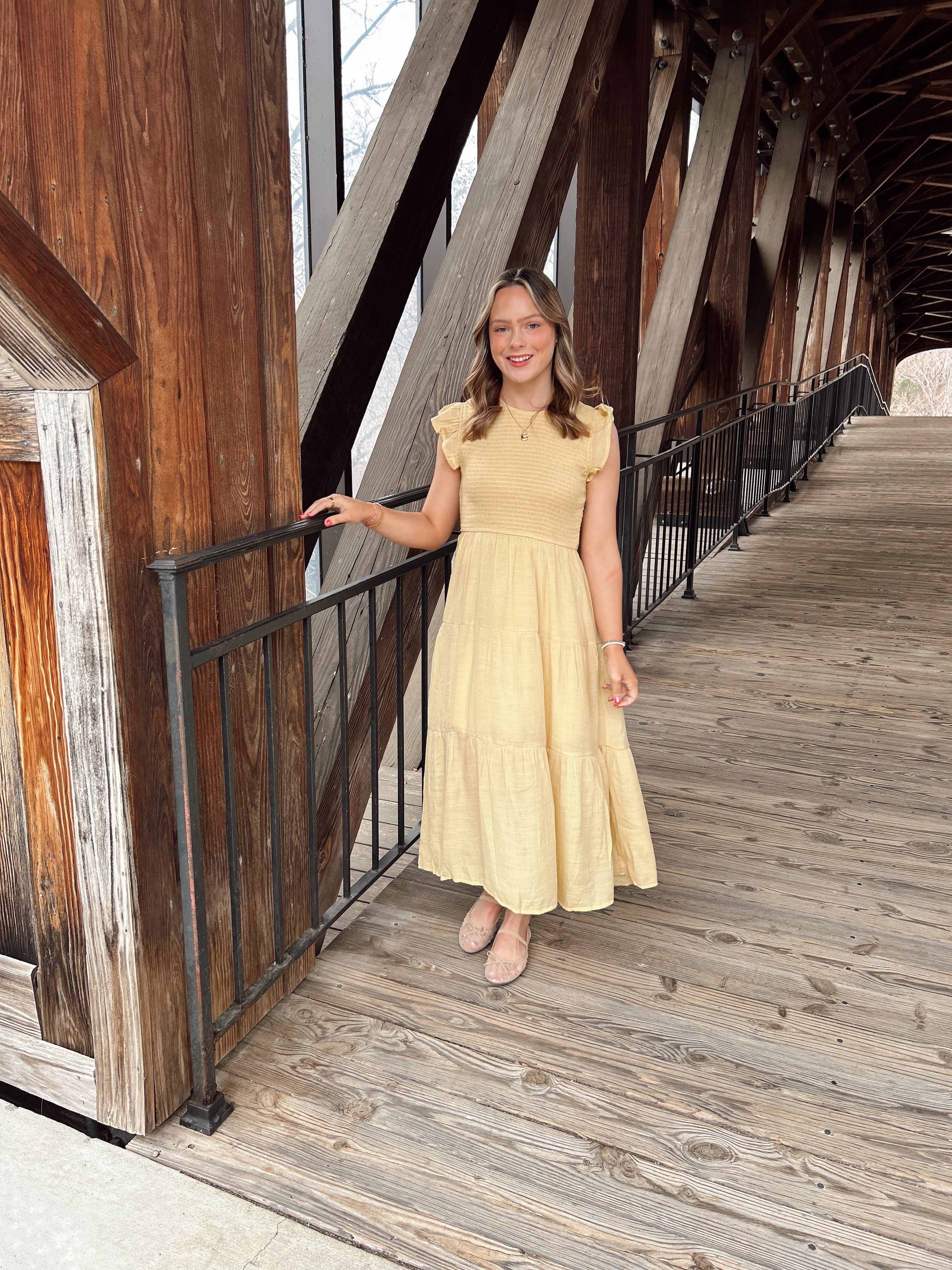 City Life Dress- Yellow