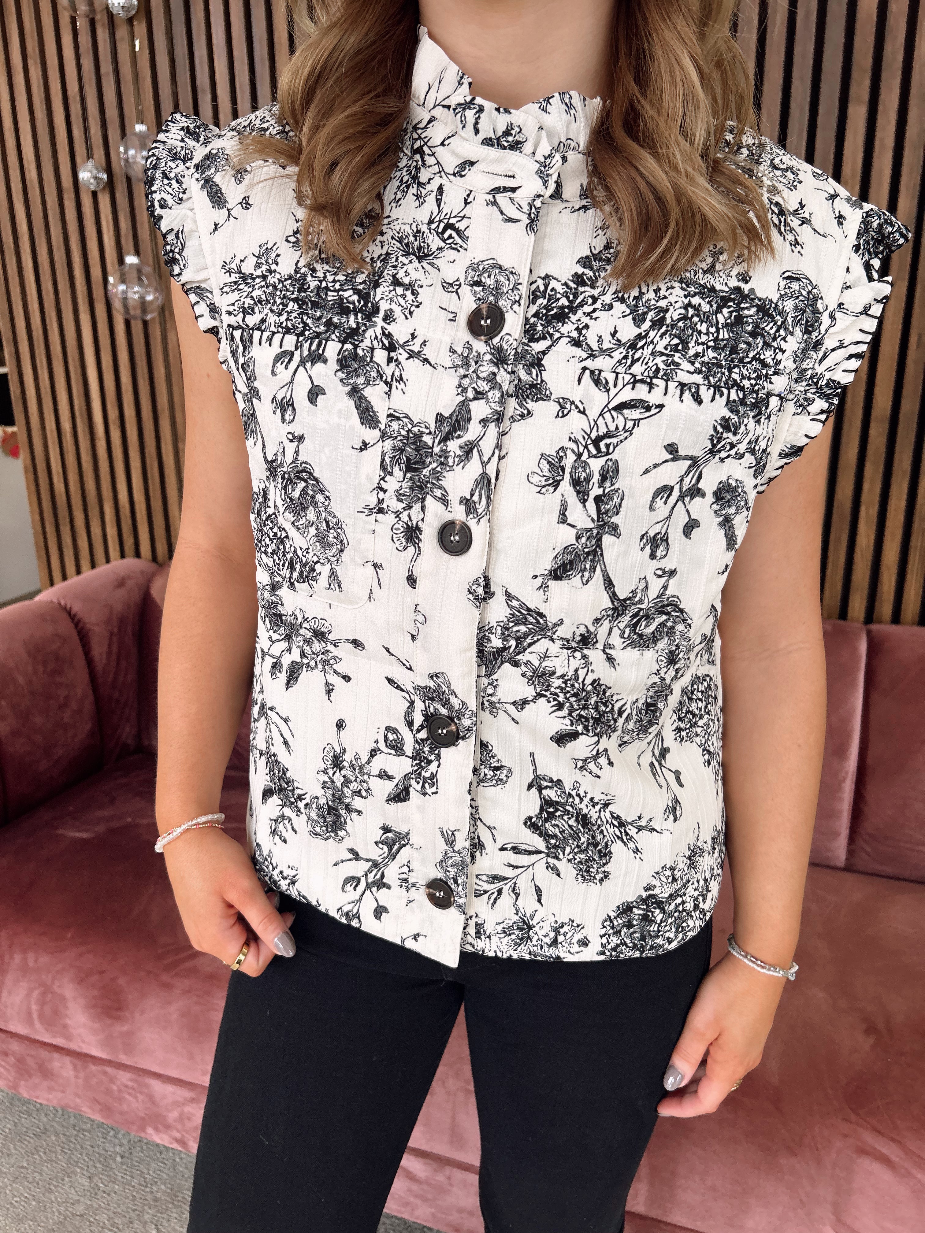 Floral Vest