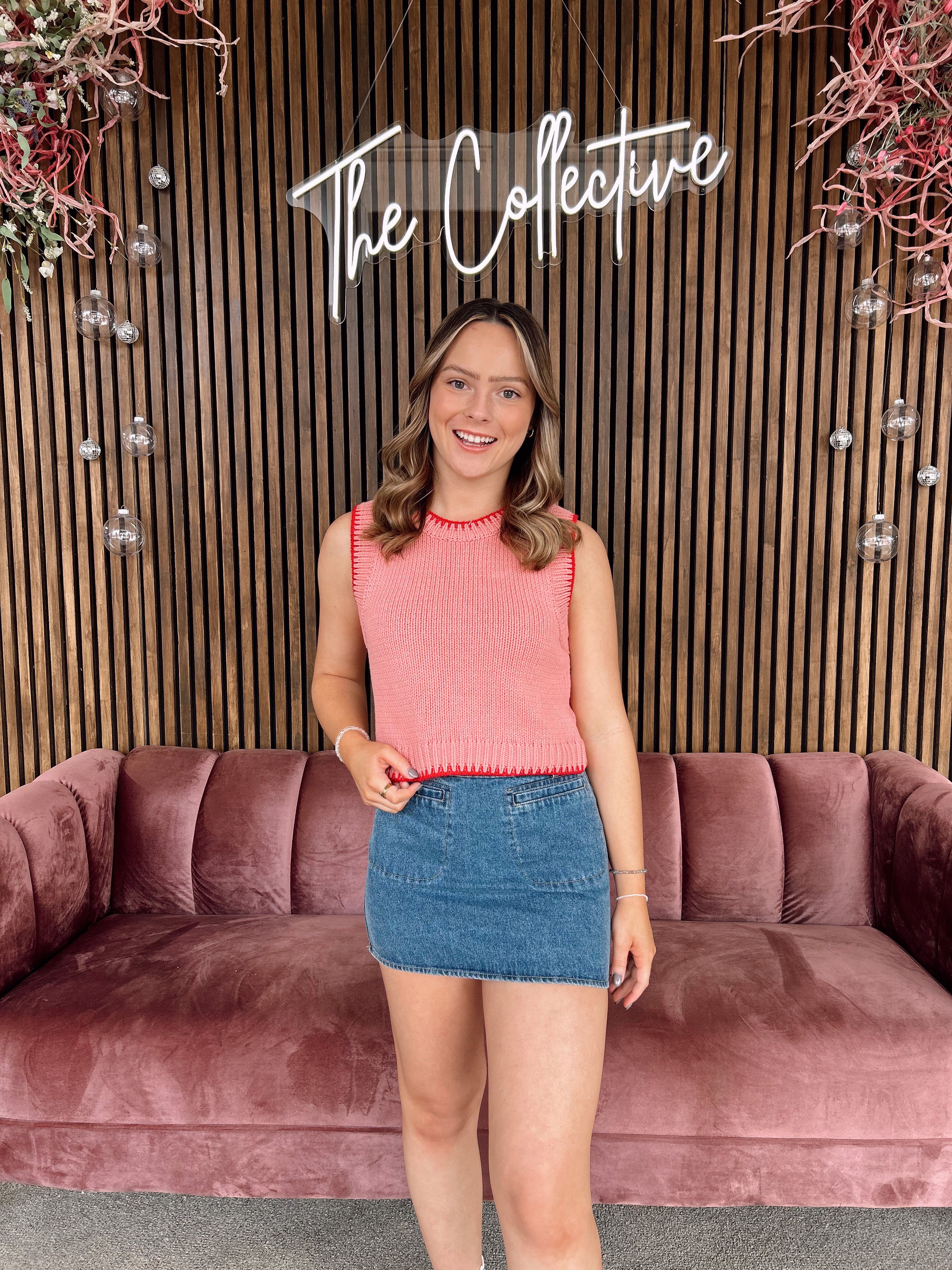 Denim Mini Skirt
