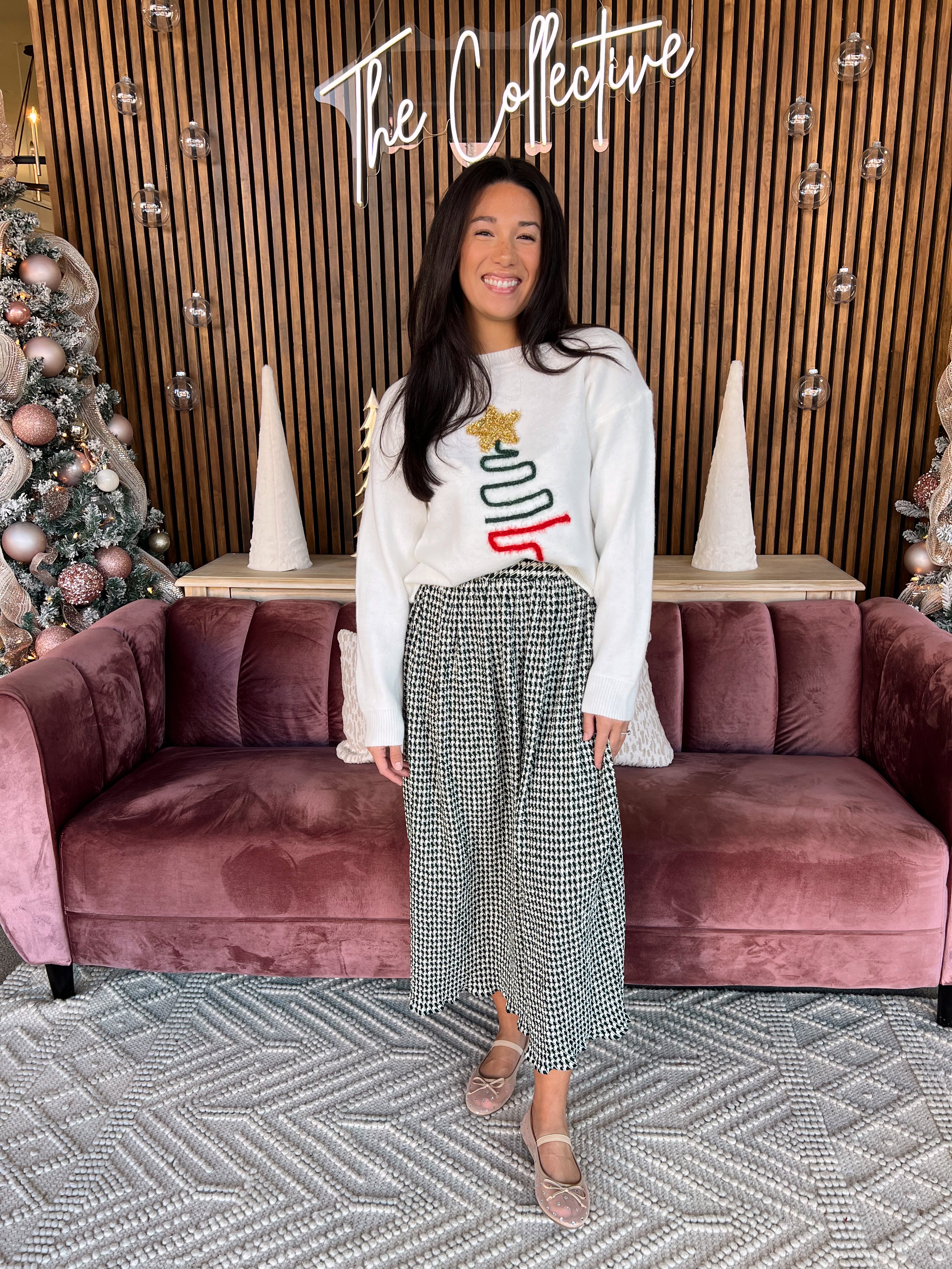 Tinsel Tree Sweater