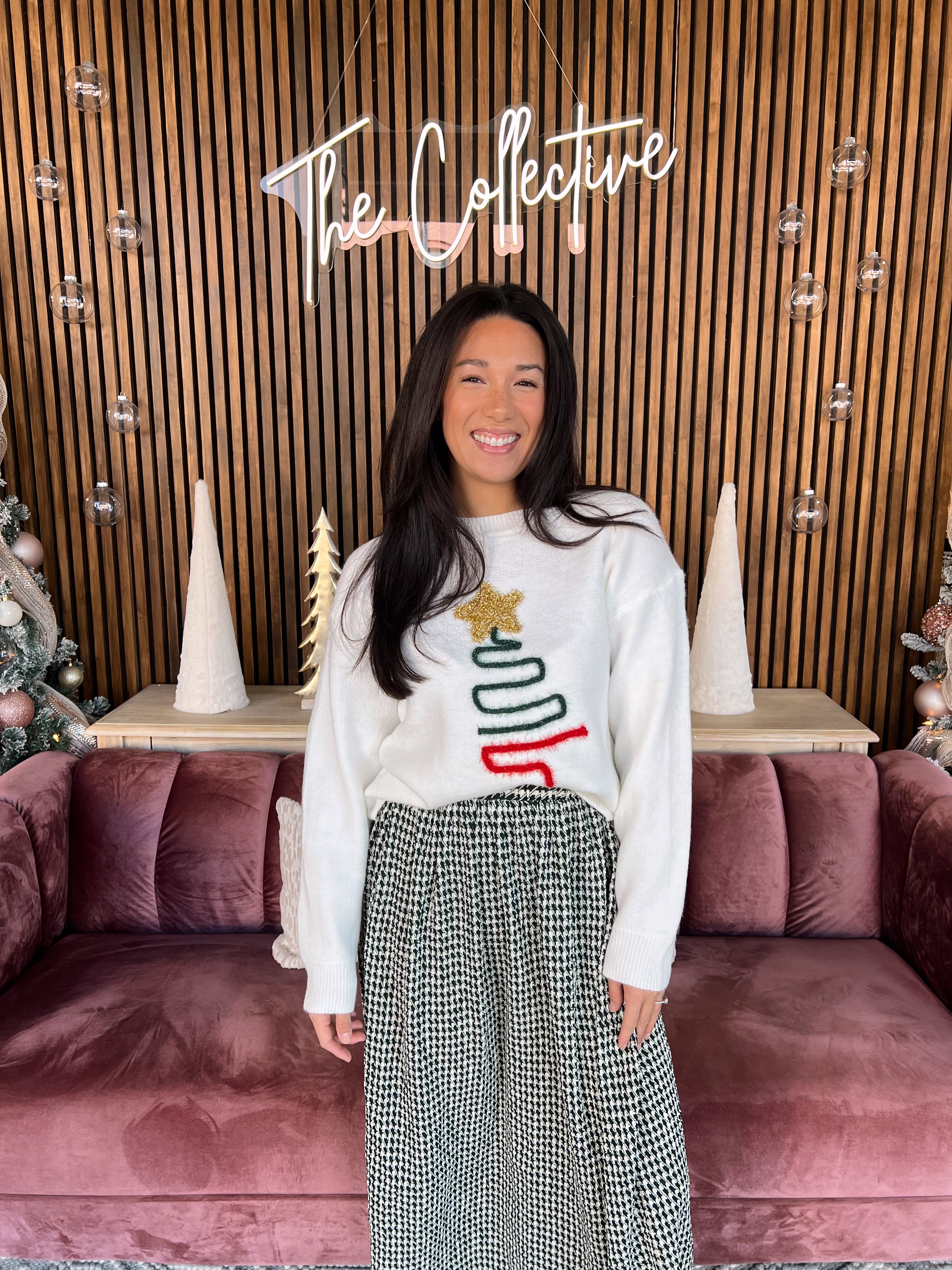 Tinsel Tree Sweater
