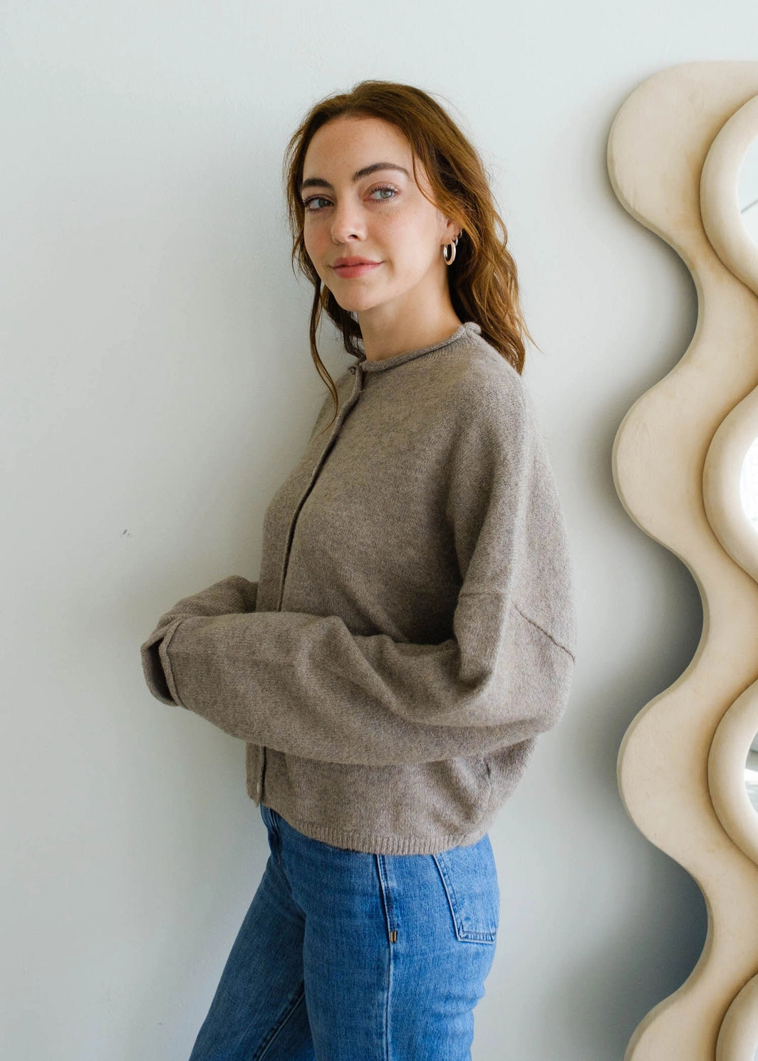 Core Cardigan- Mocha | BubbaJane's Boutique