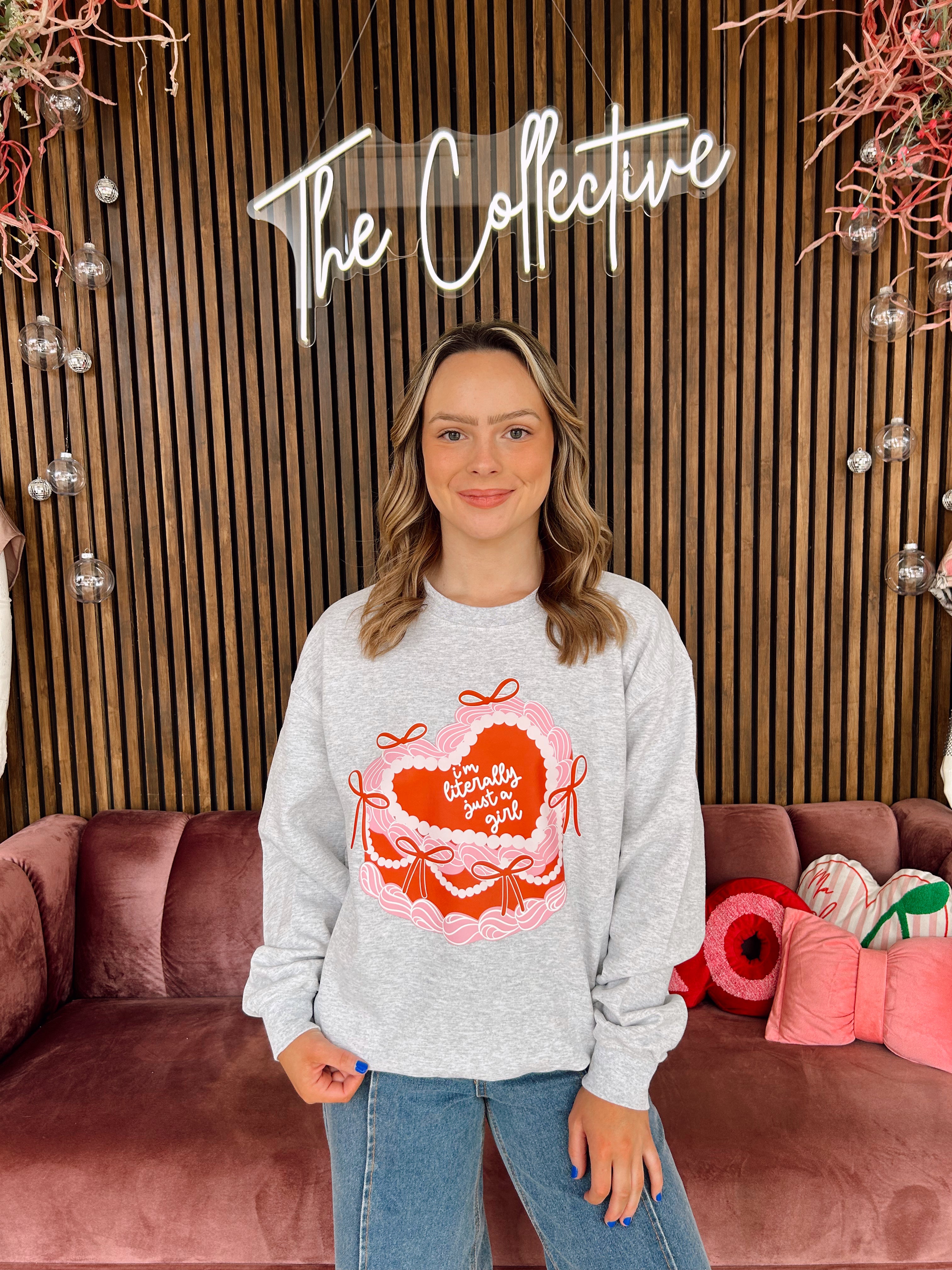 BJB Customs: Just a Girl Sweatshirt