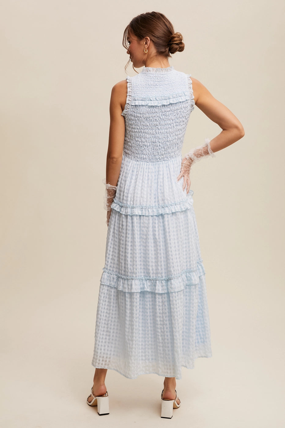 Gingham Maxi Dress