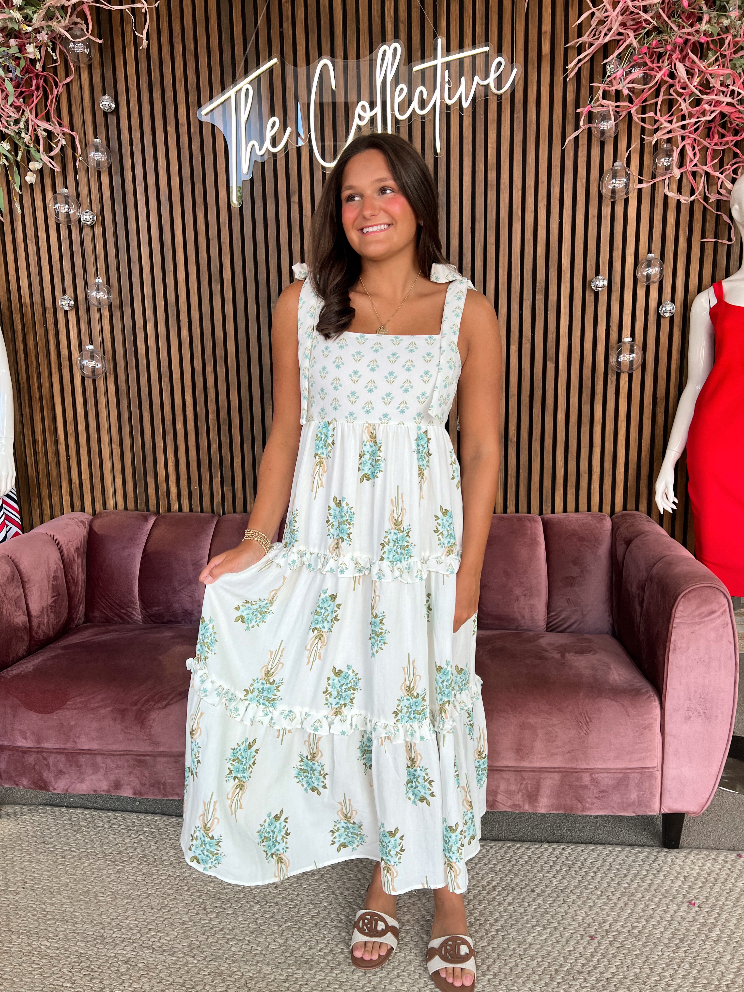 Floral Tiered Maxi Dress