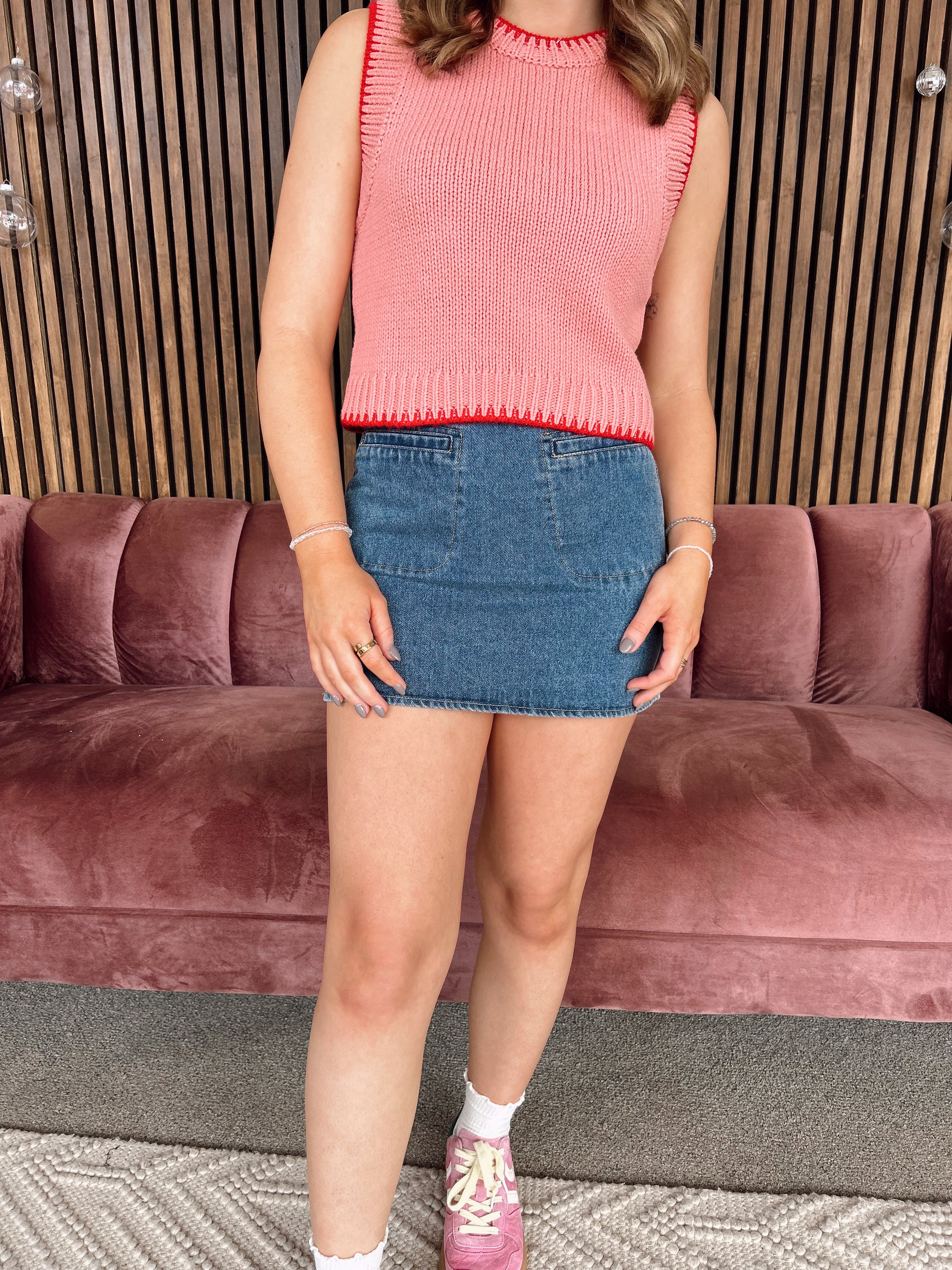 Denim Mini Skirt