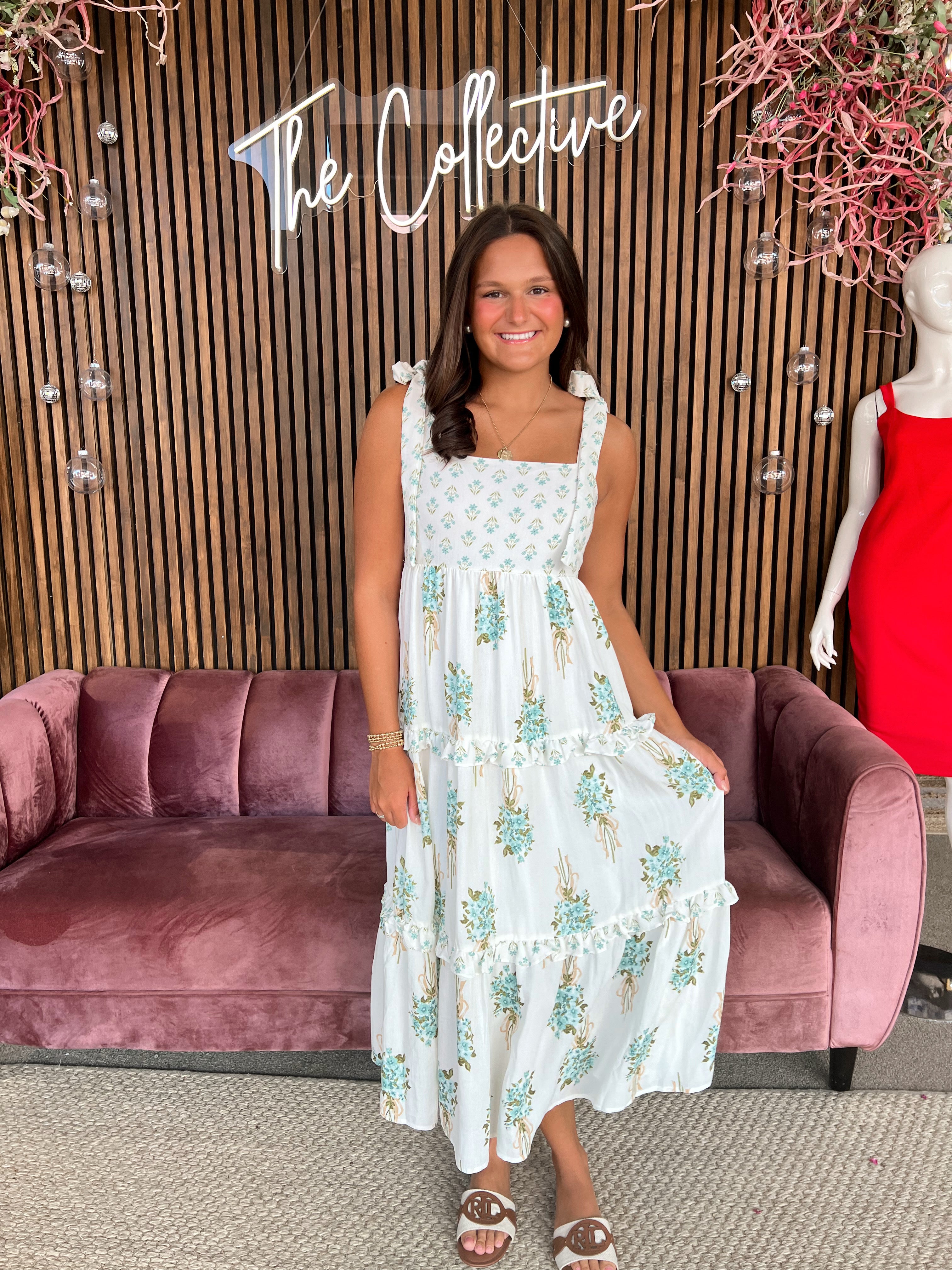 Floral Tiered Maxi Dress