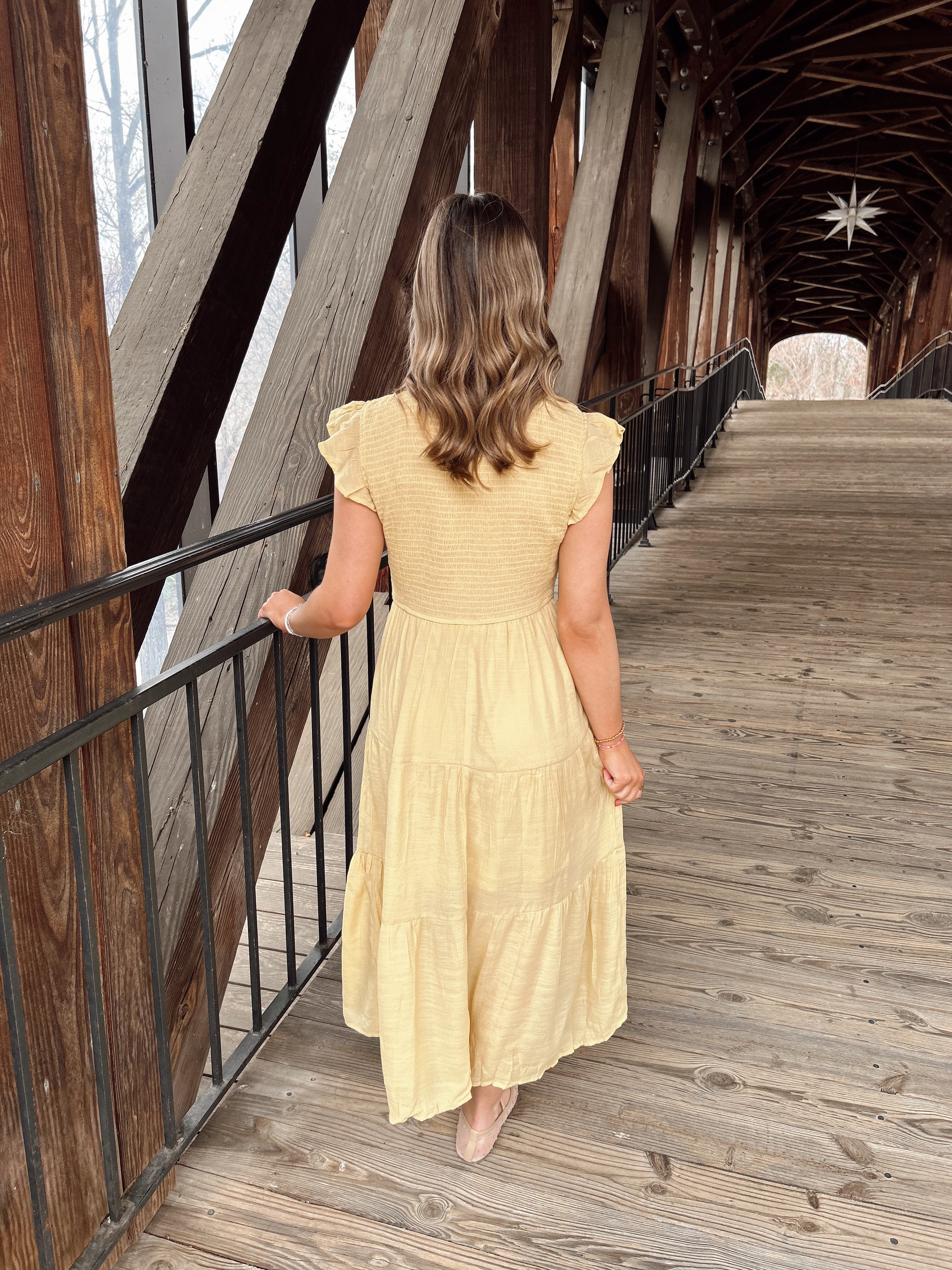 City Life Dress- Yellow