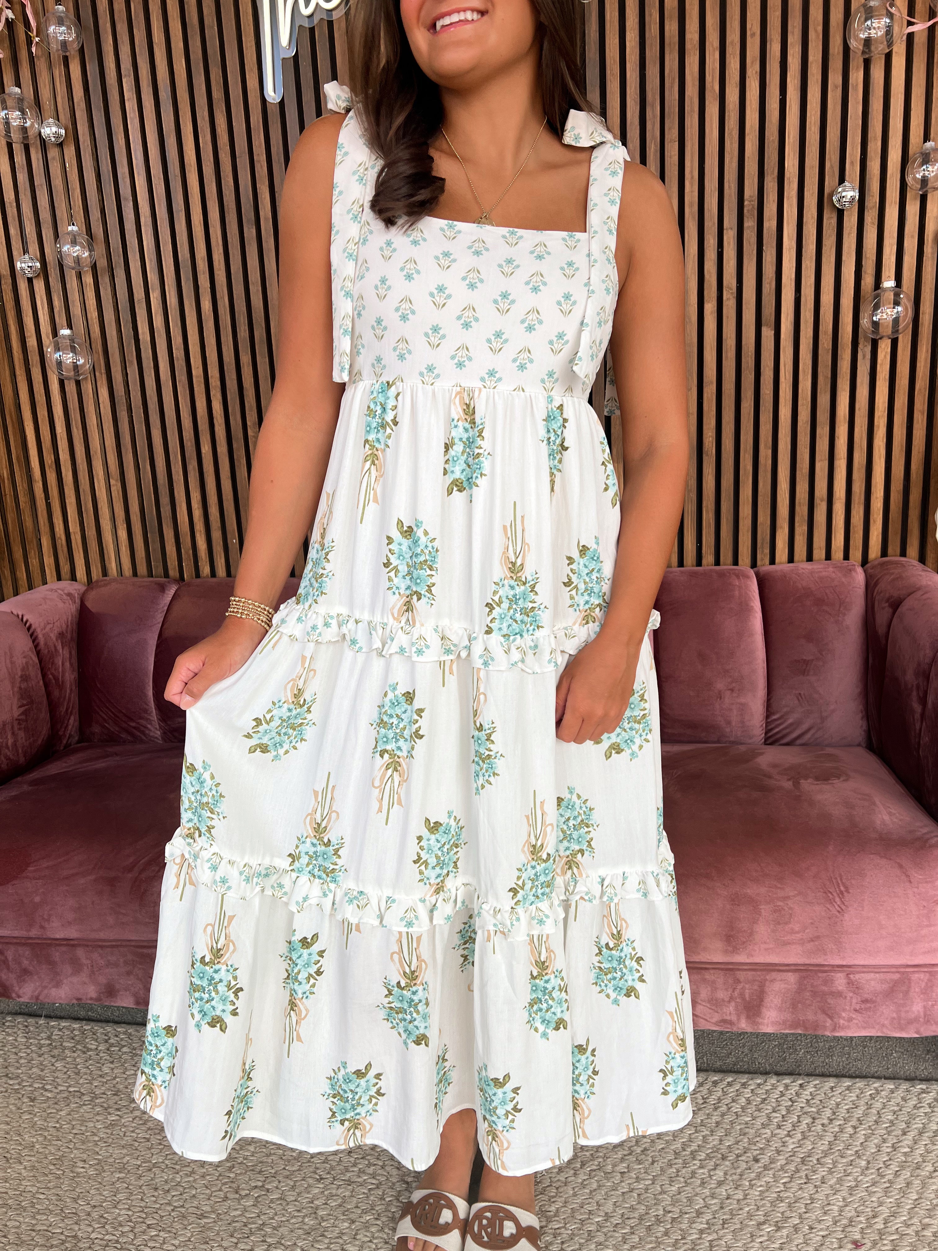 Floral Tiered Maxi Dress
