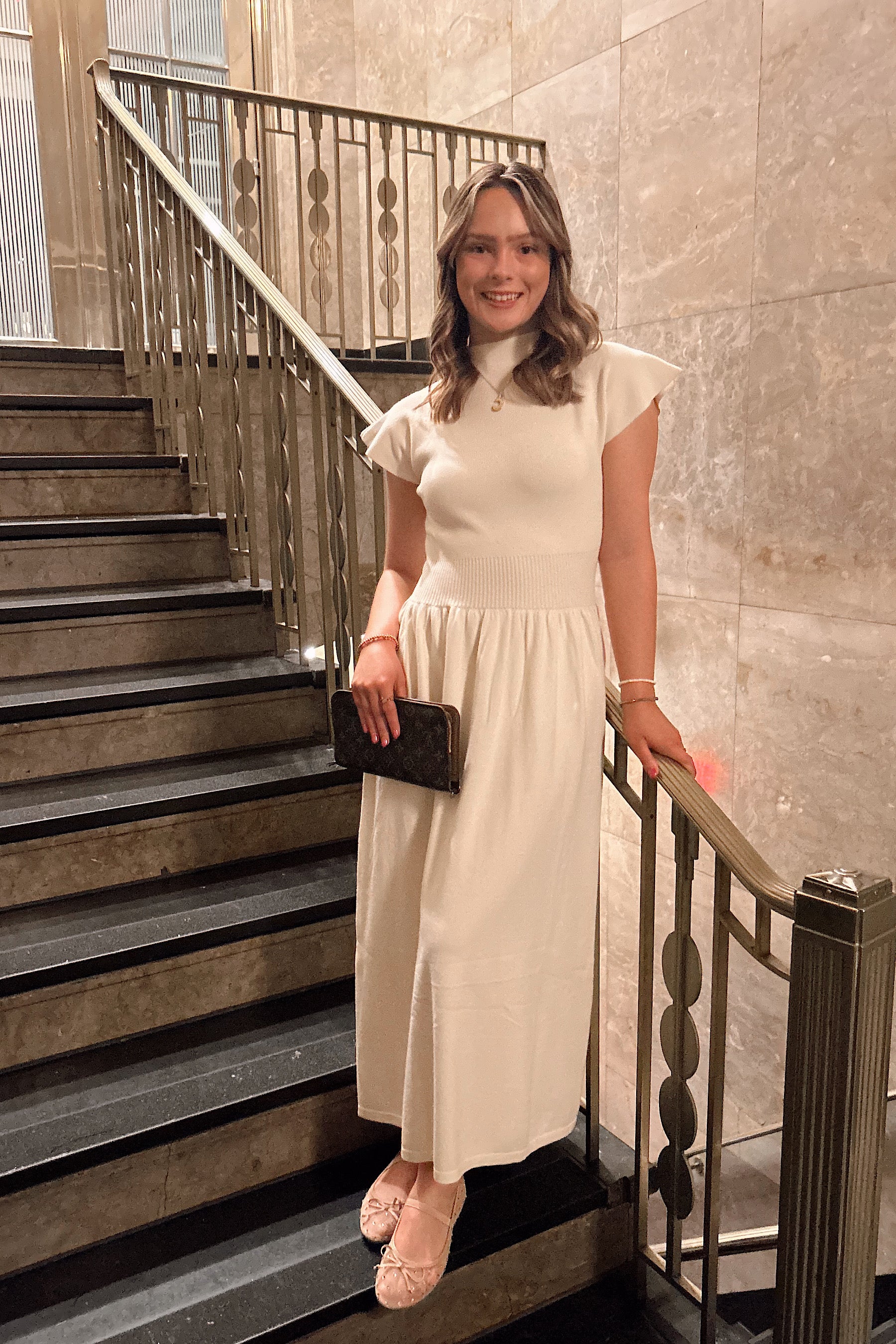 Mixed Cream Dress