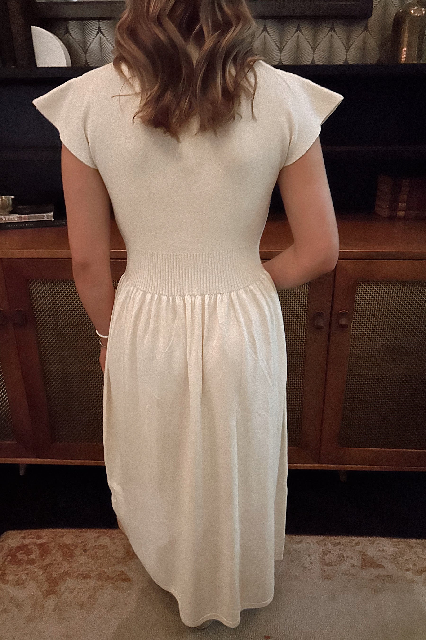 Mixed Cream Dress