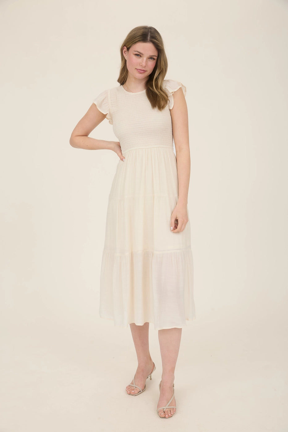 City Life Dress- Cream
