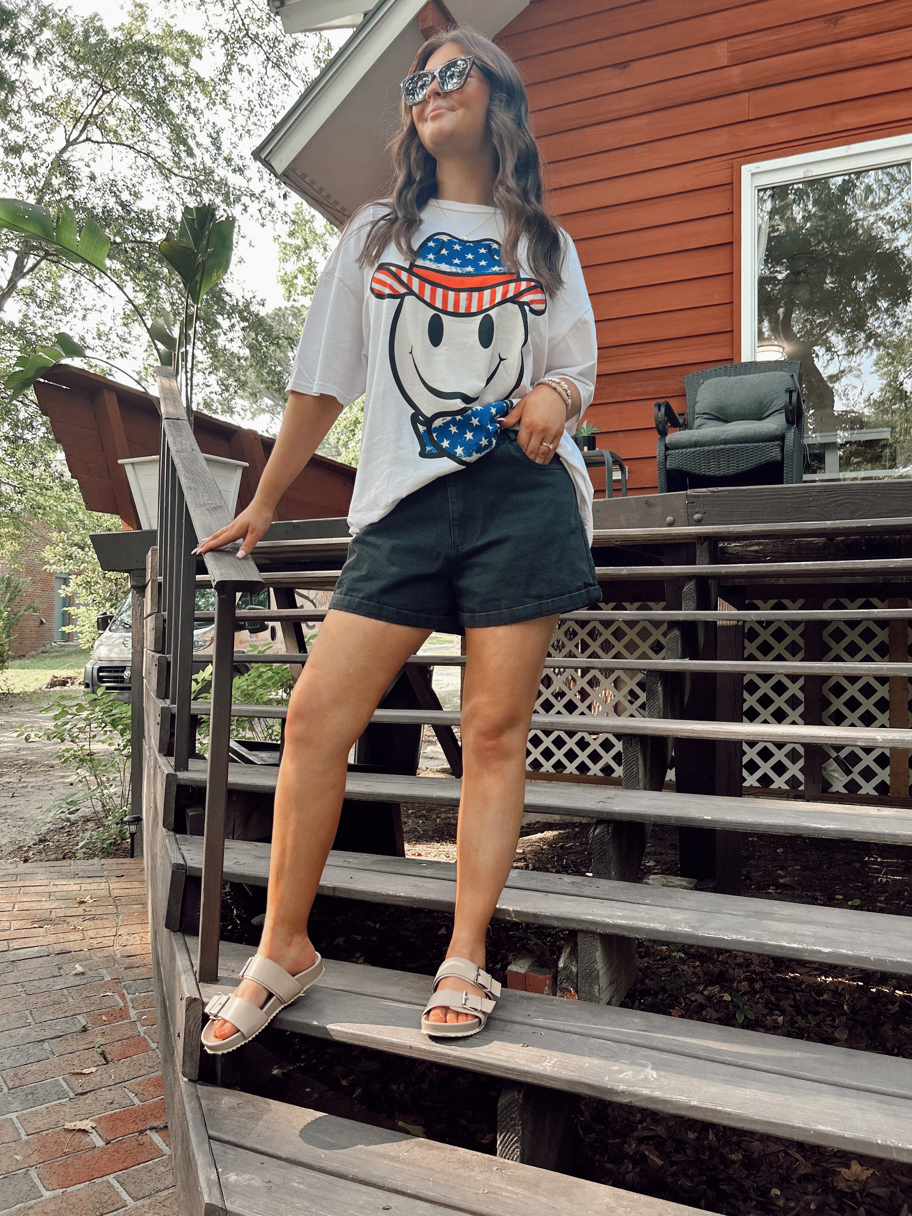 Project Social T: Smiley Cowboy Tee