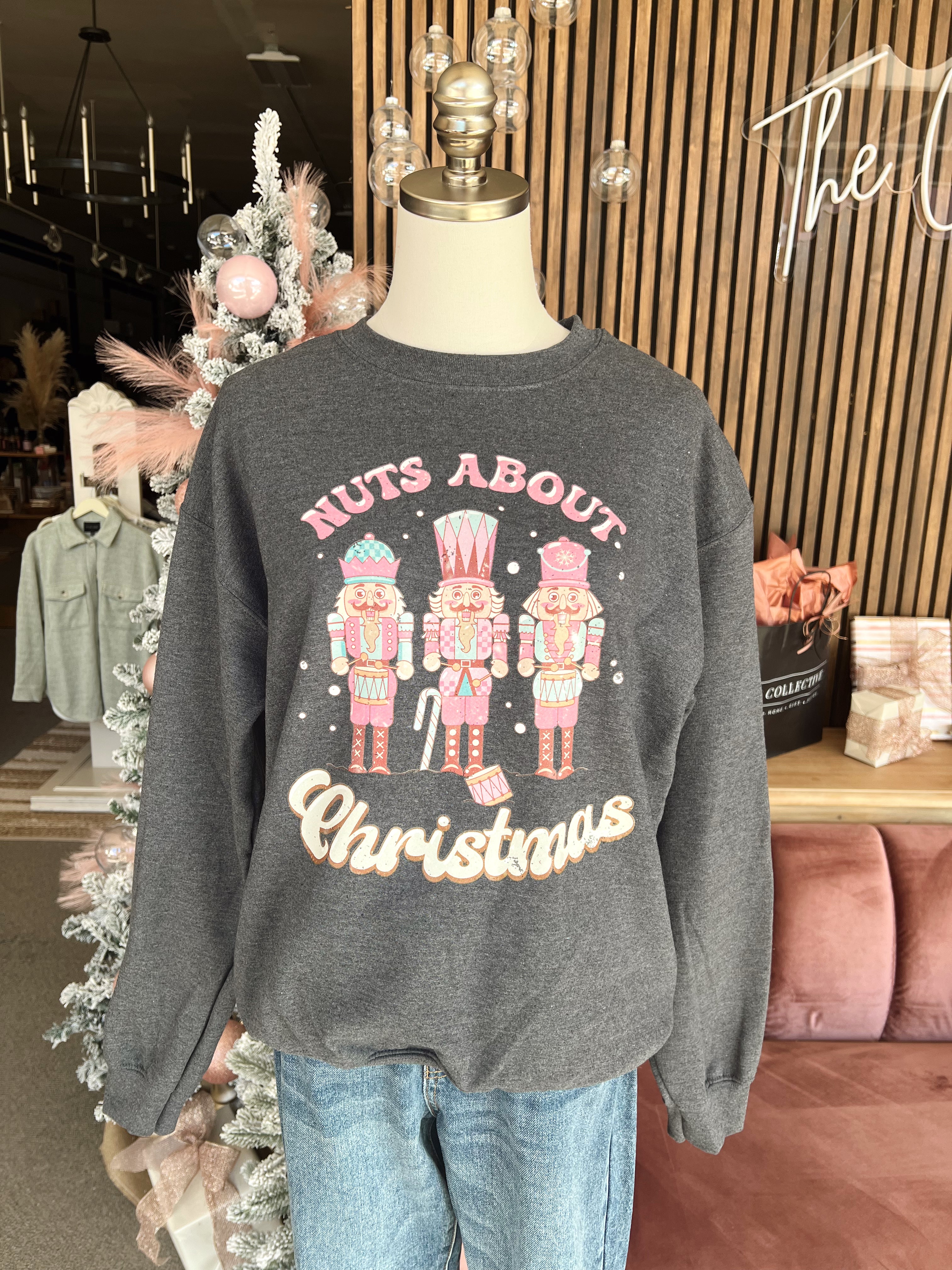 Customs: Nuts About Christmas Sweatshirt
