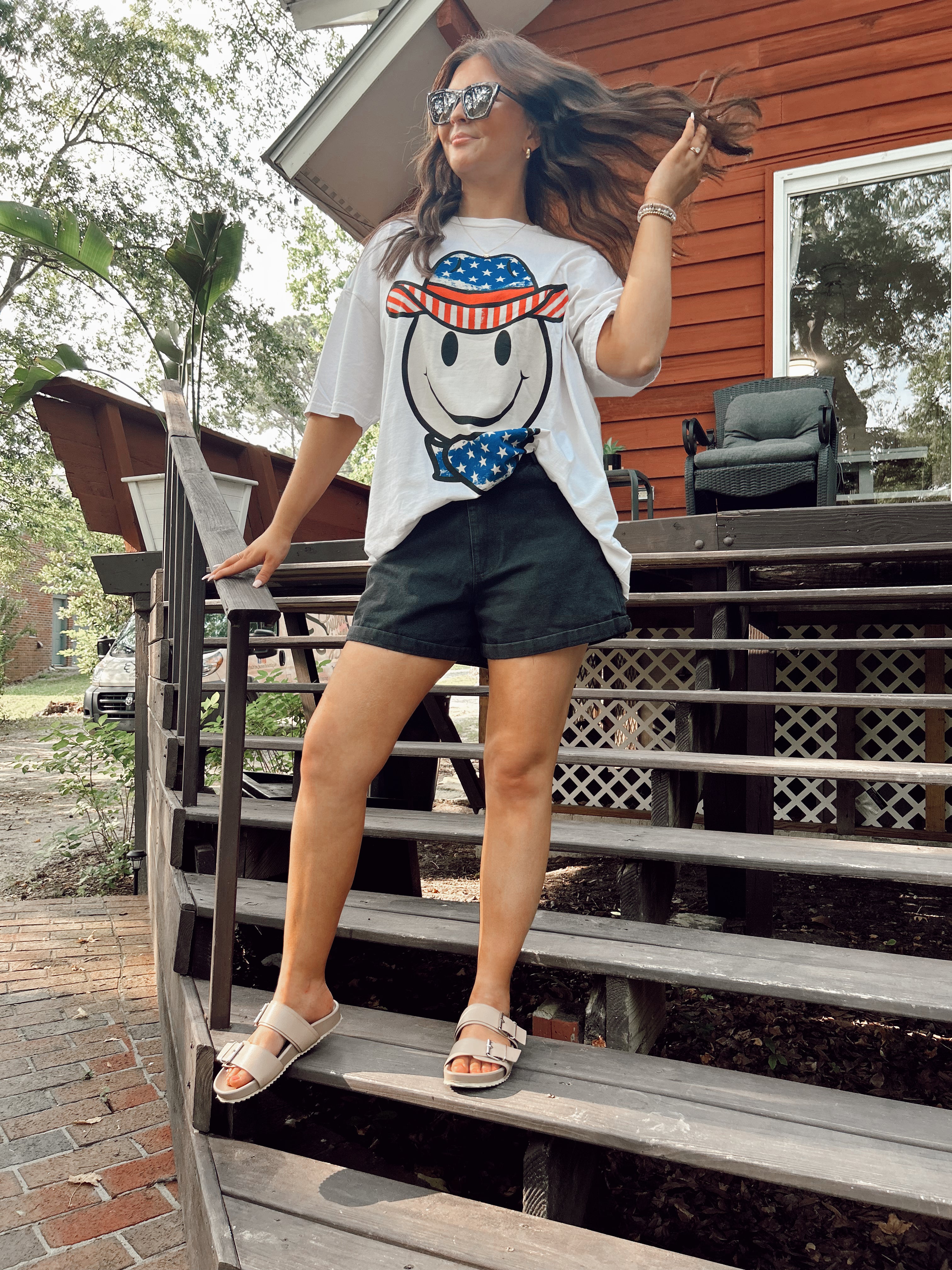 Project Social T: Smiley Cowboy Tee