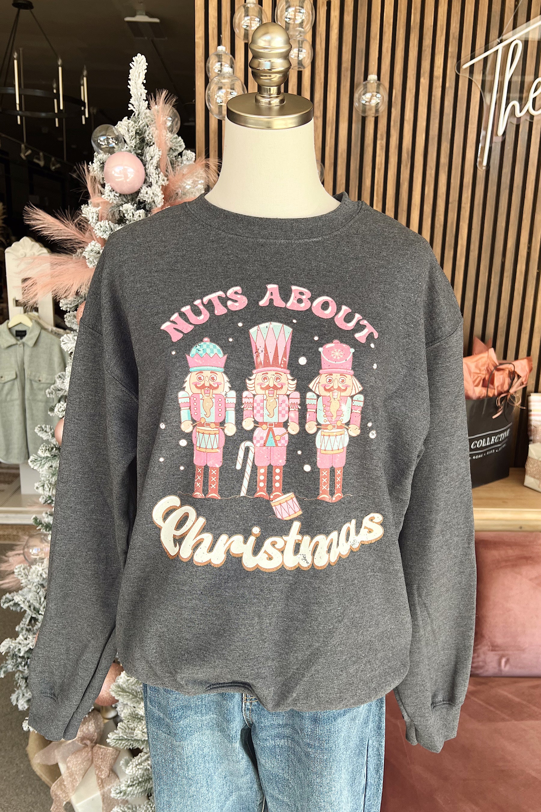 Customs: Nuts About Christmas Sweatshirt