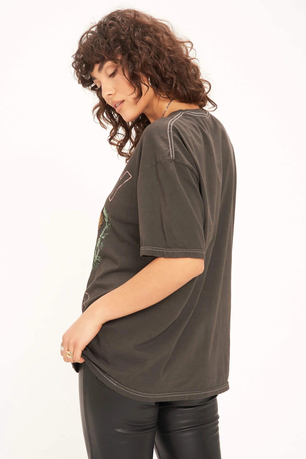 Project Social T: Easy Tiger Relaxed Tee - Charcoal