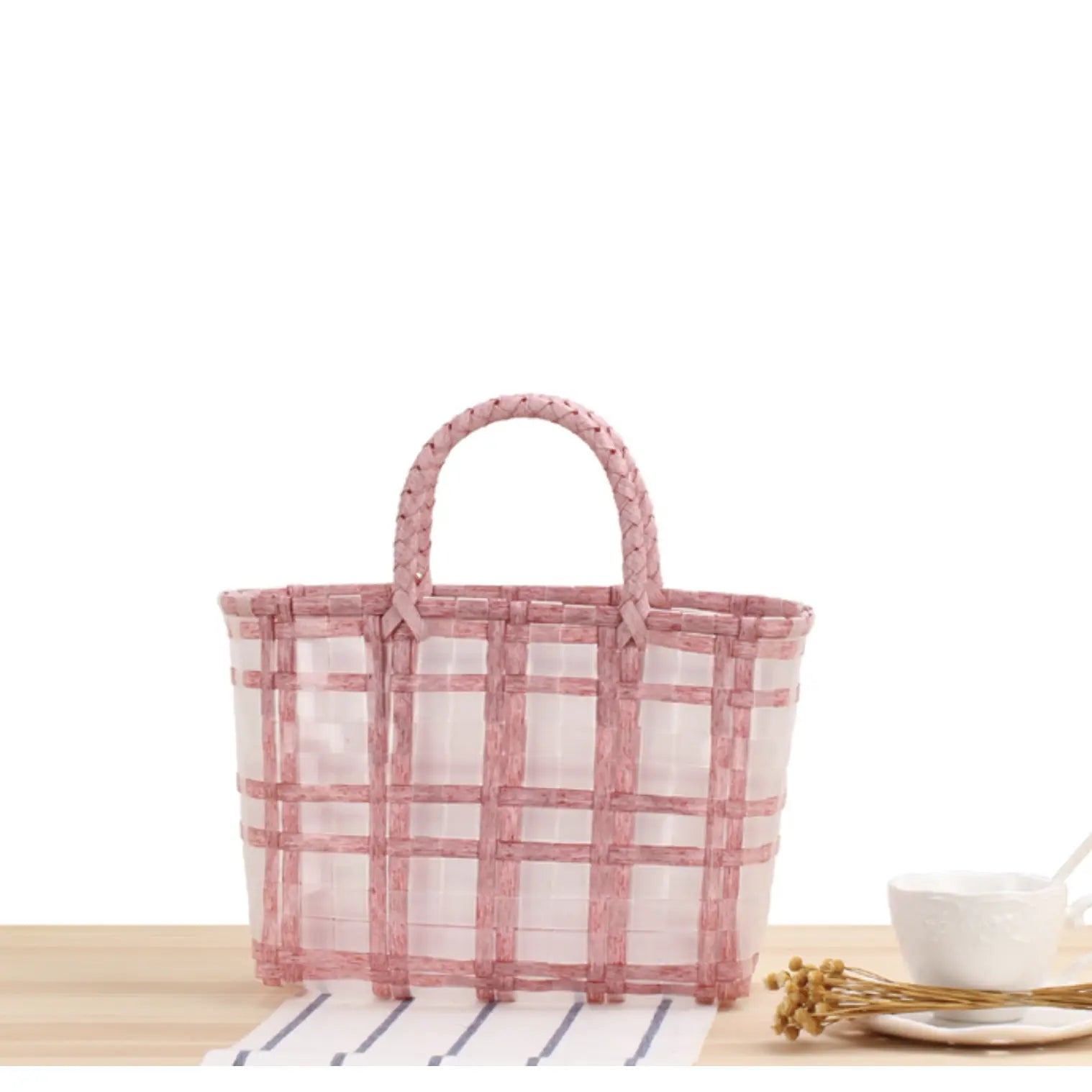 Picnic Straw Detail Bag