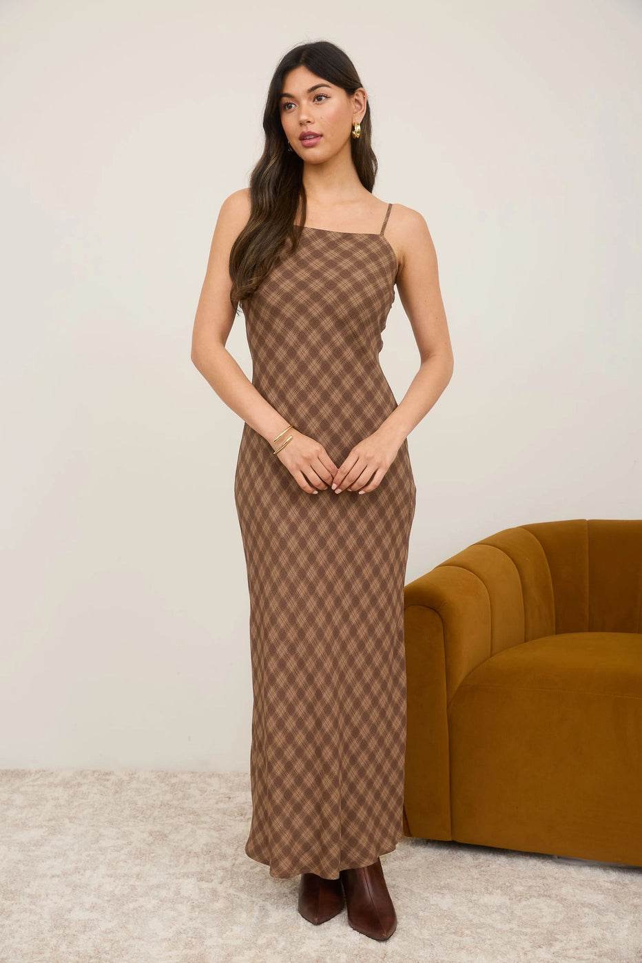 Plaid Midi Dress | BubbaJane's Boutique Plaid Midi Dress | BubbaJane's Boutique