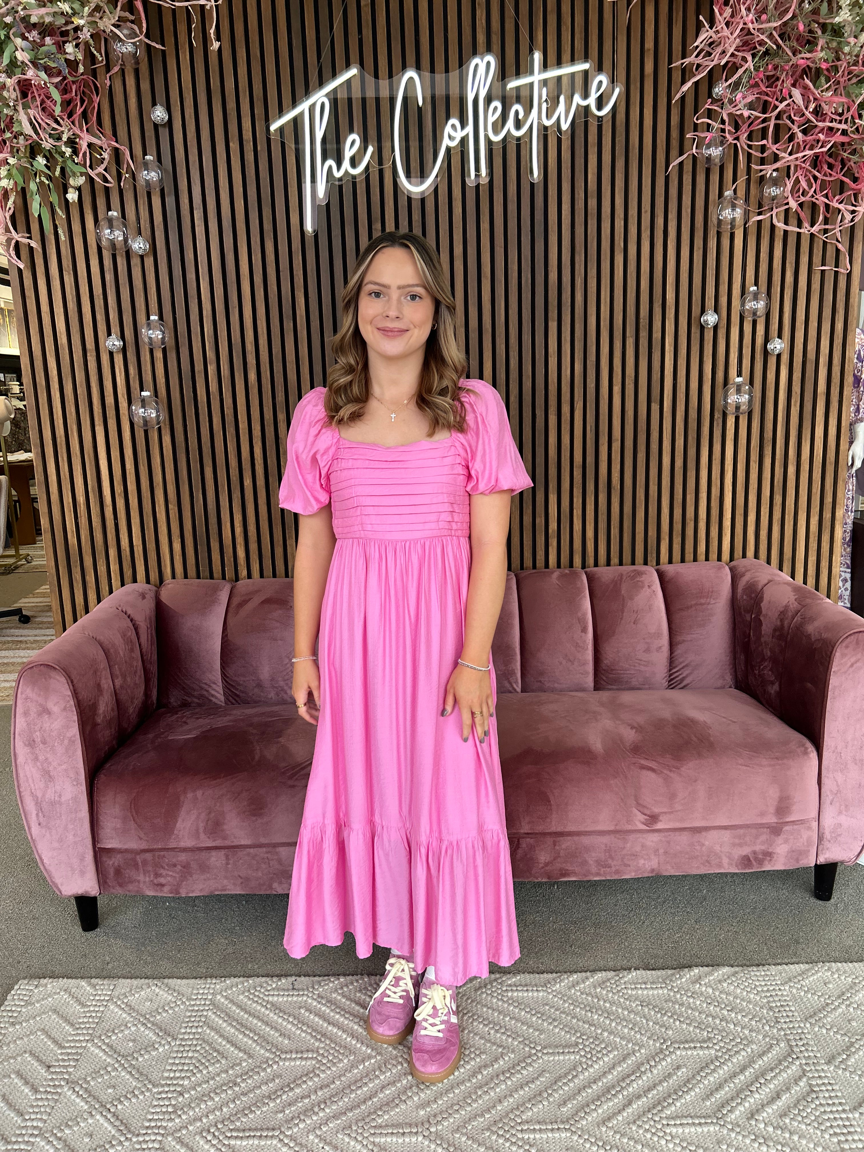 Classic Maxi Dress- Pink