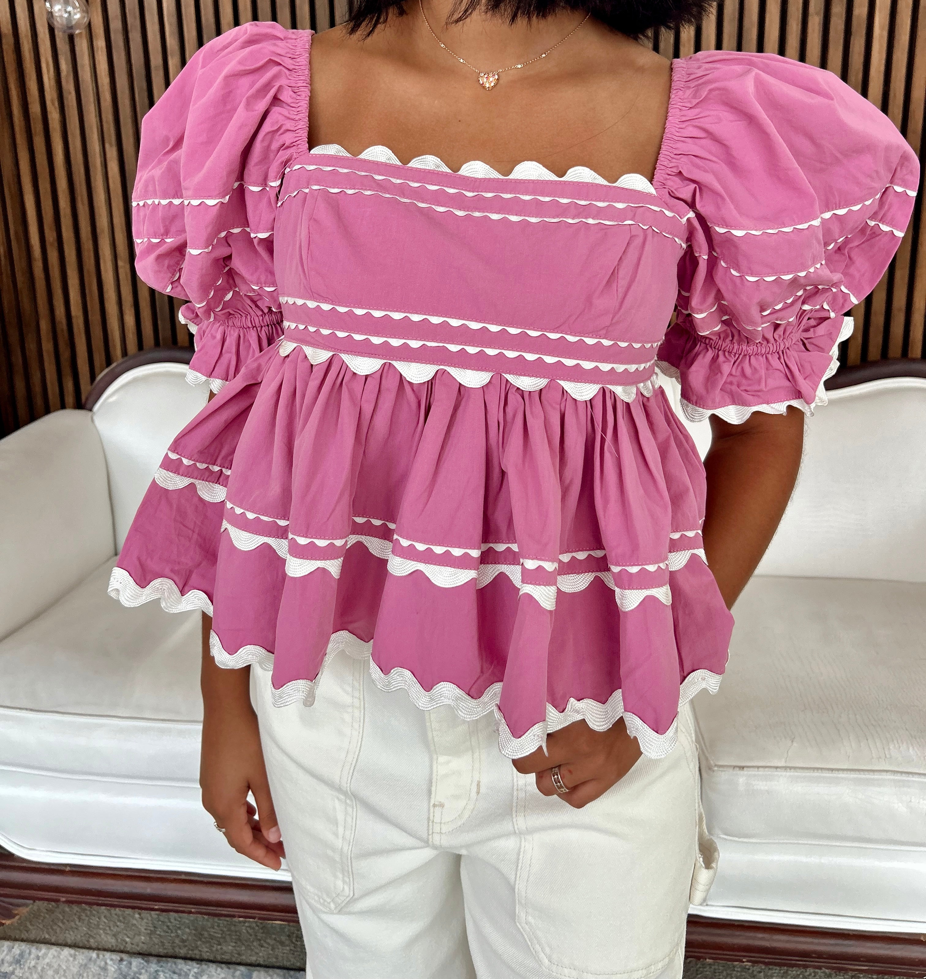 Sophie The Label: Lavender Top