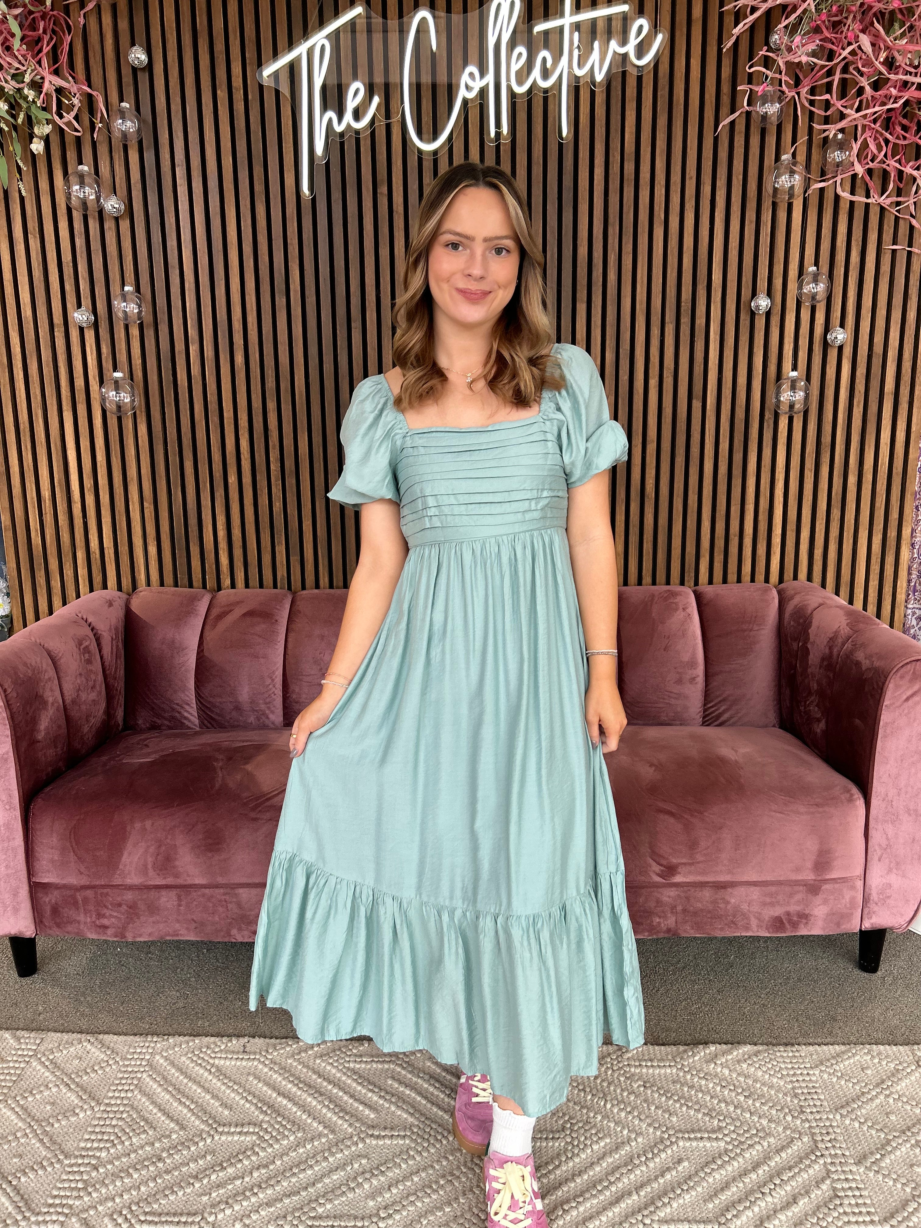 Classic Maxi Dress- Mint