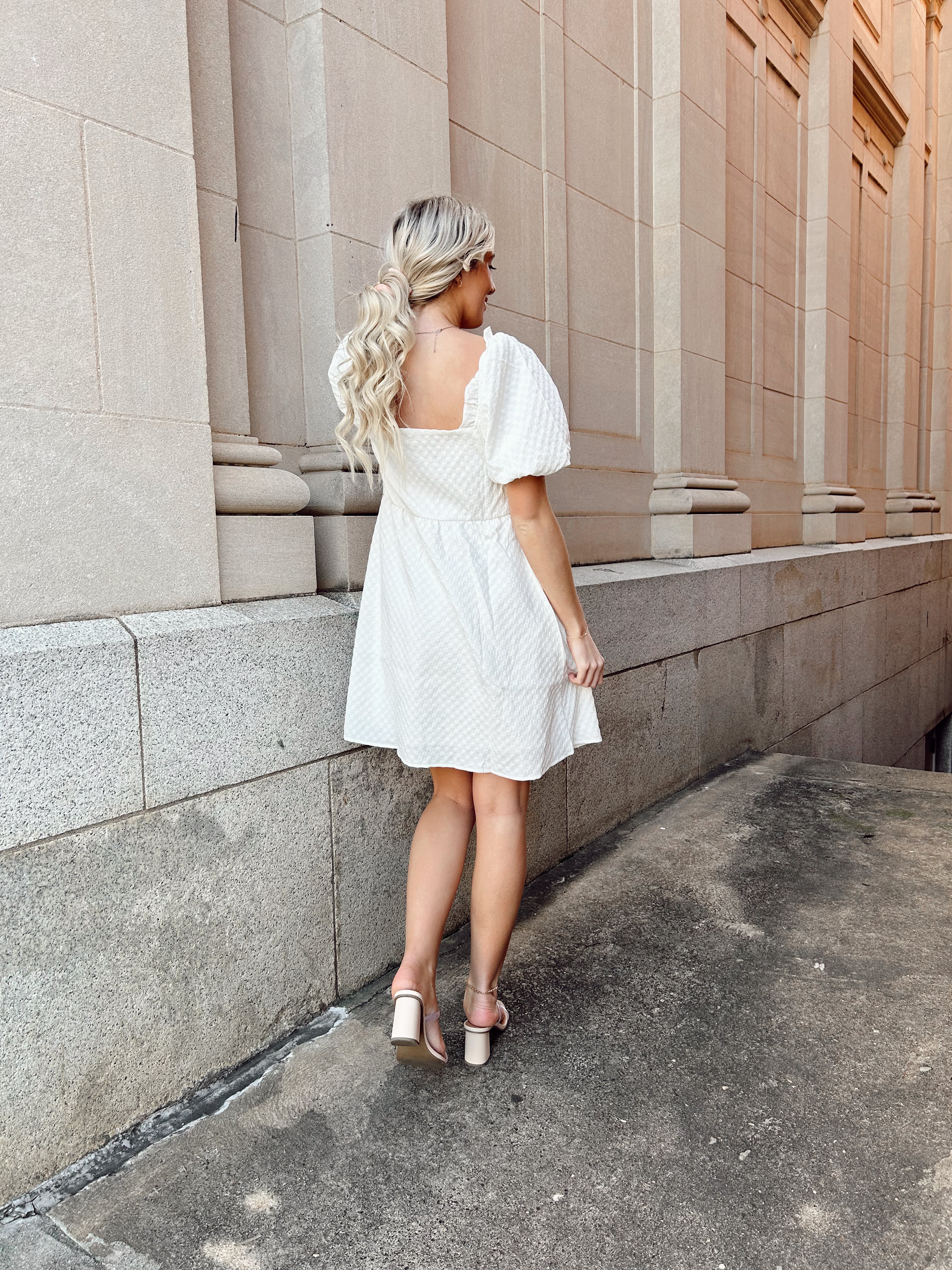 Almost Perfect Dress - White