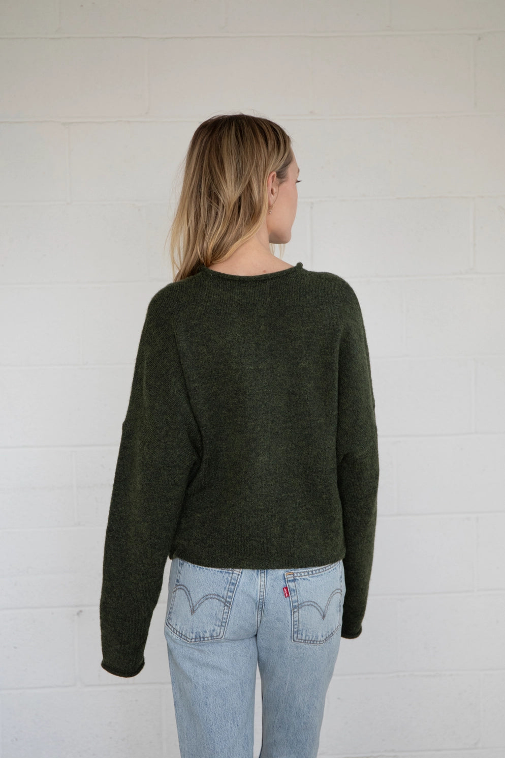 Core Cardigan- Hunter Green
