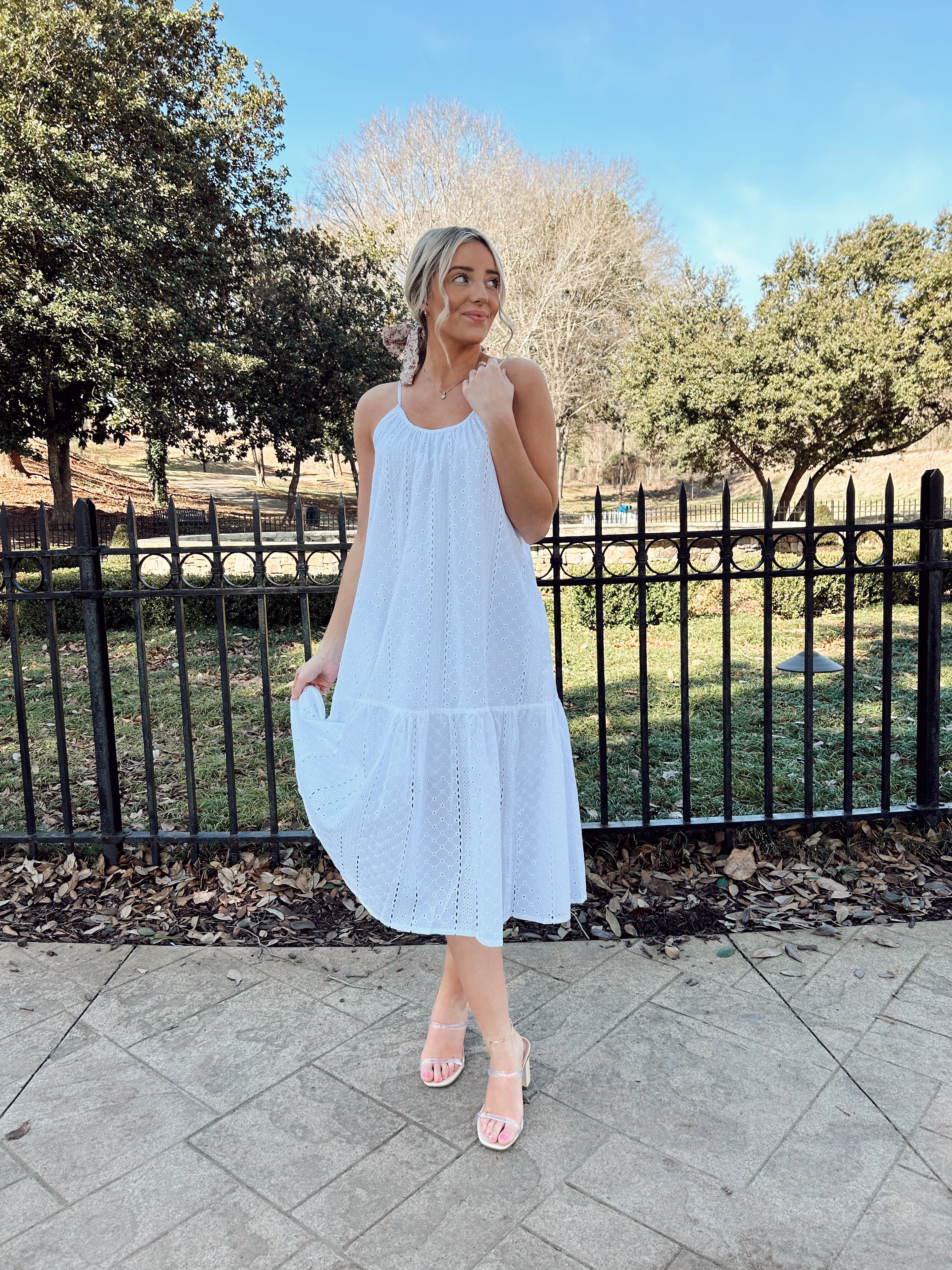 Blissful Dress - White
