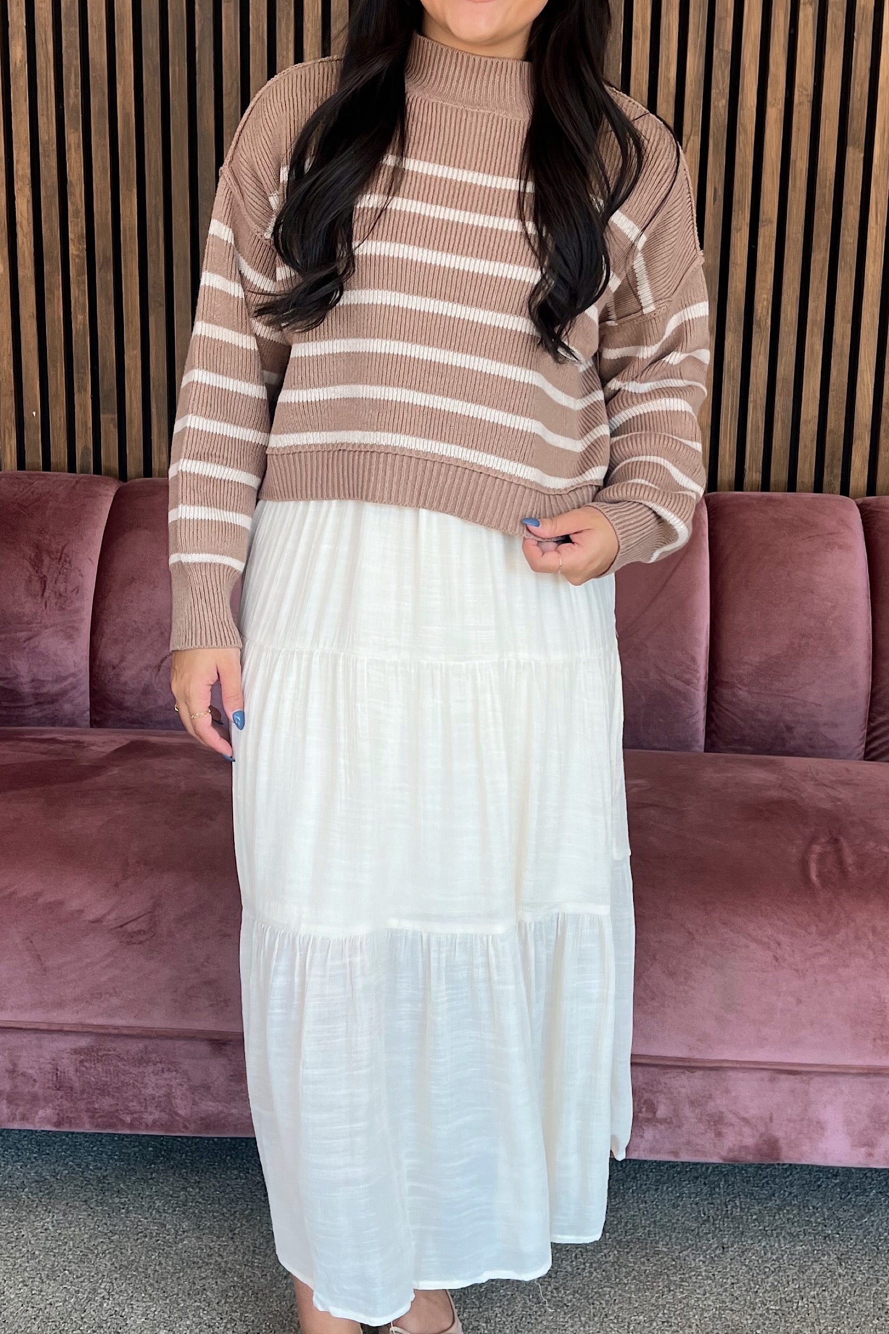 City Life Dress- Cream