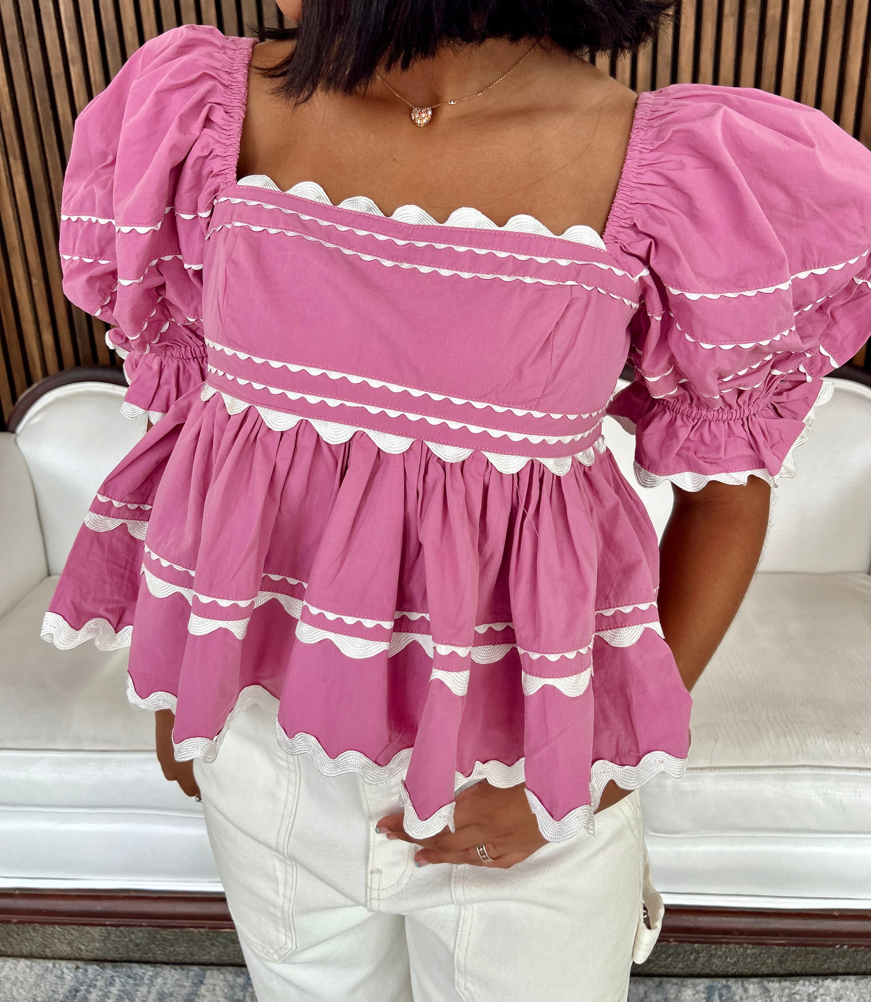 Sophie The Label: Lavender Top