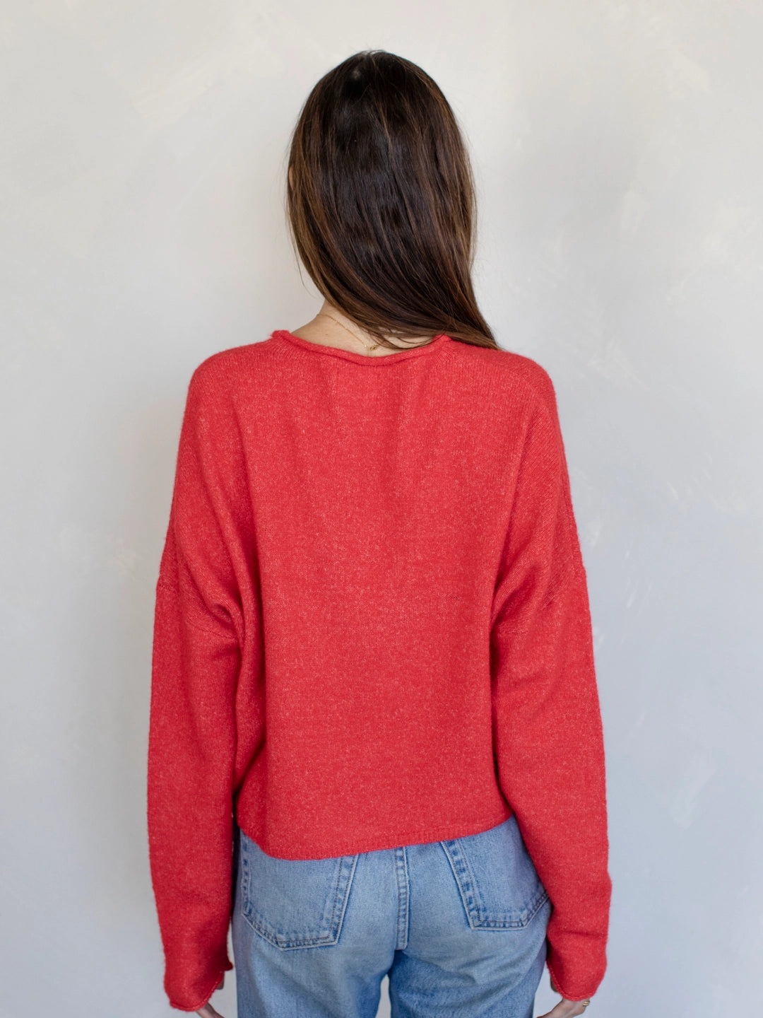 Core Cardigan- Red