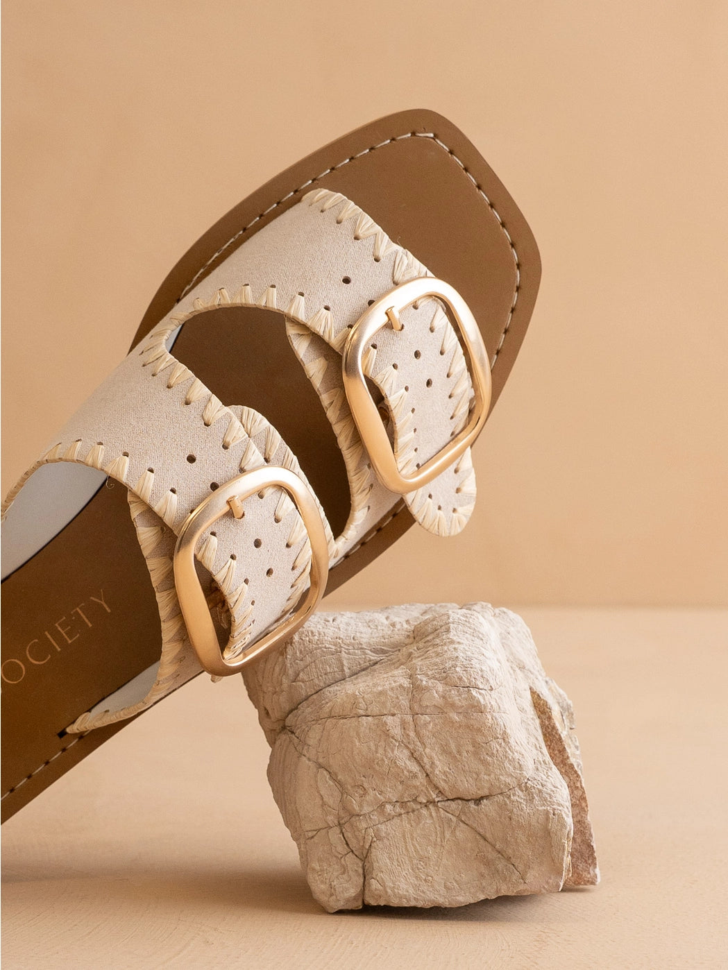 Tan Woven Sandal