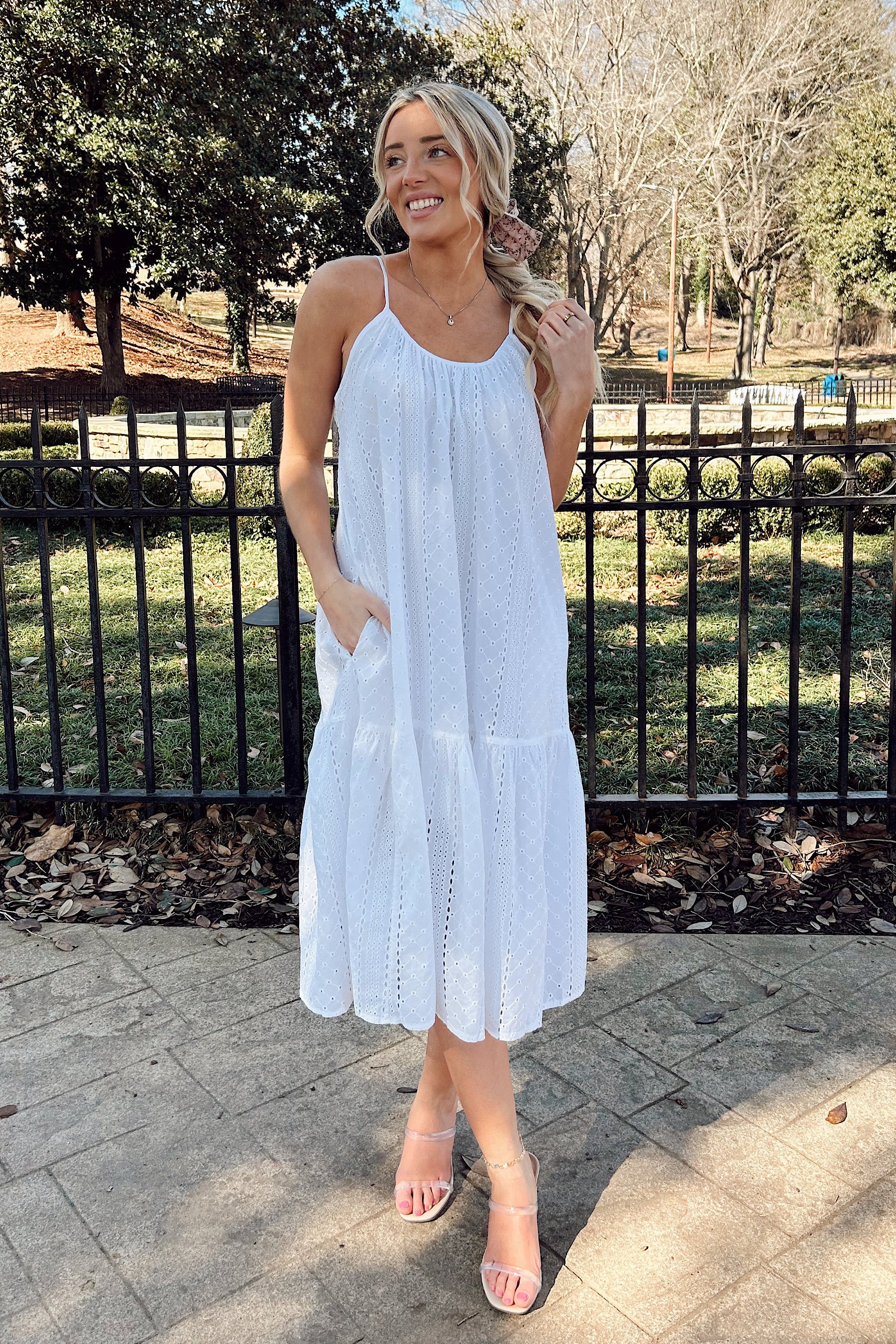 Blissful Dress - White