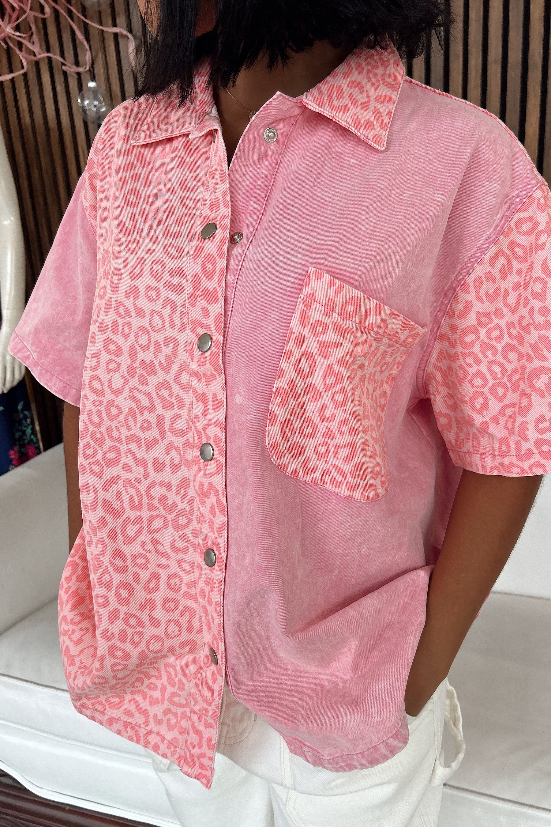 Cheetah Jacket Top