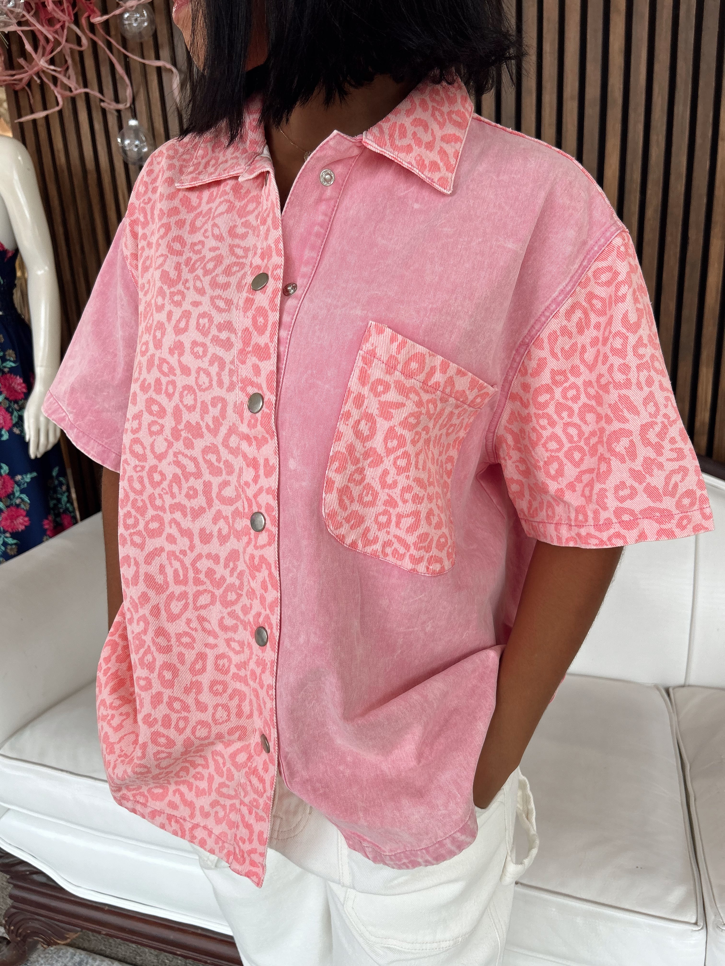 Cheetah Jacket Top