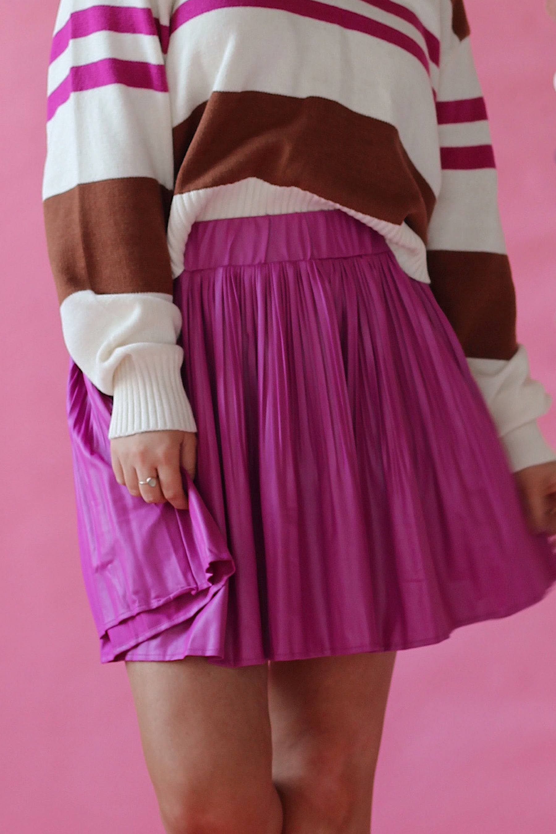 The Sweetheart Skirt- Hot Pink