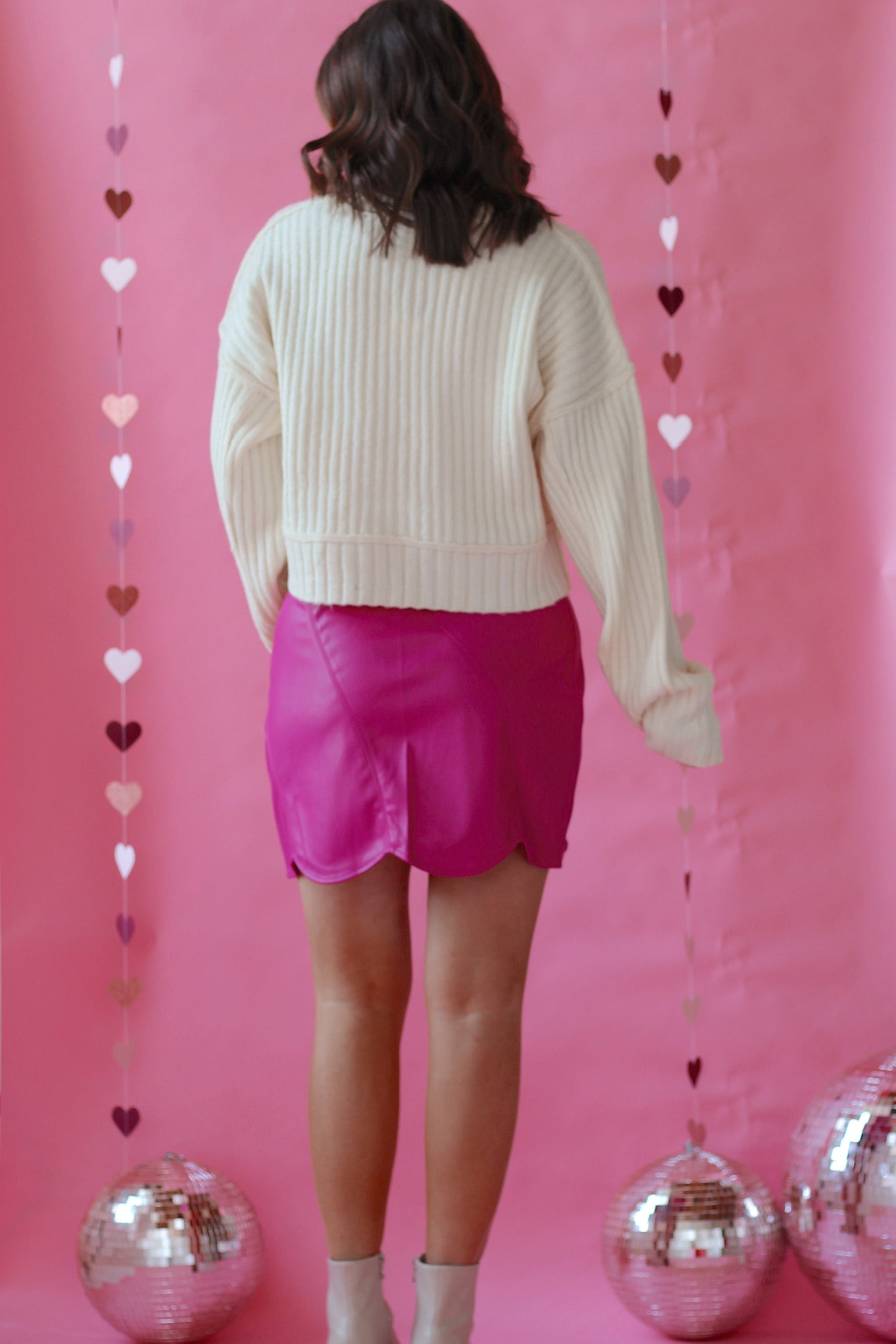 Cupid Skirt- Hot Pink