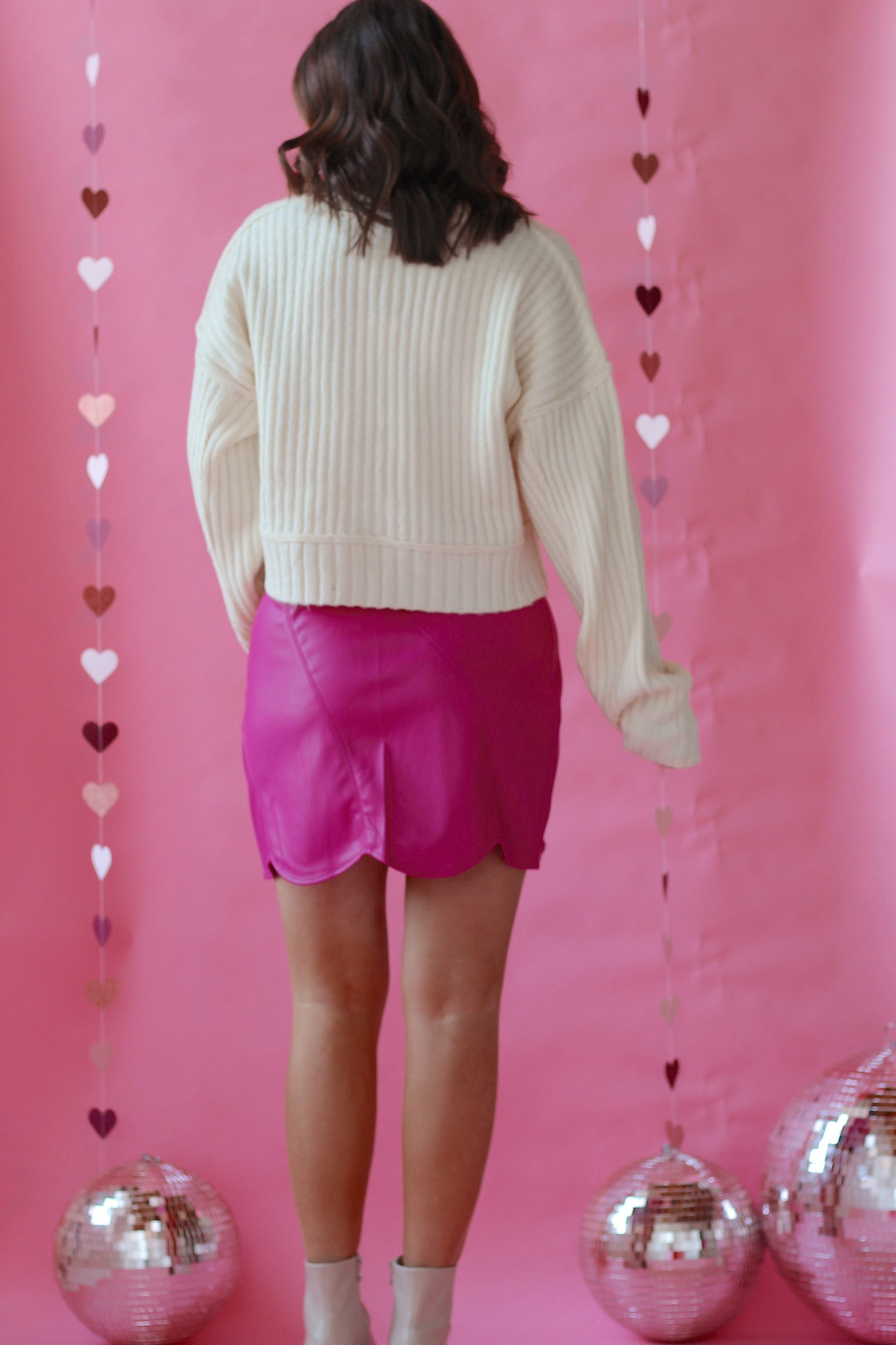 Cupid Skirt- Hot Pink