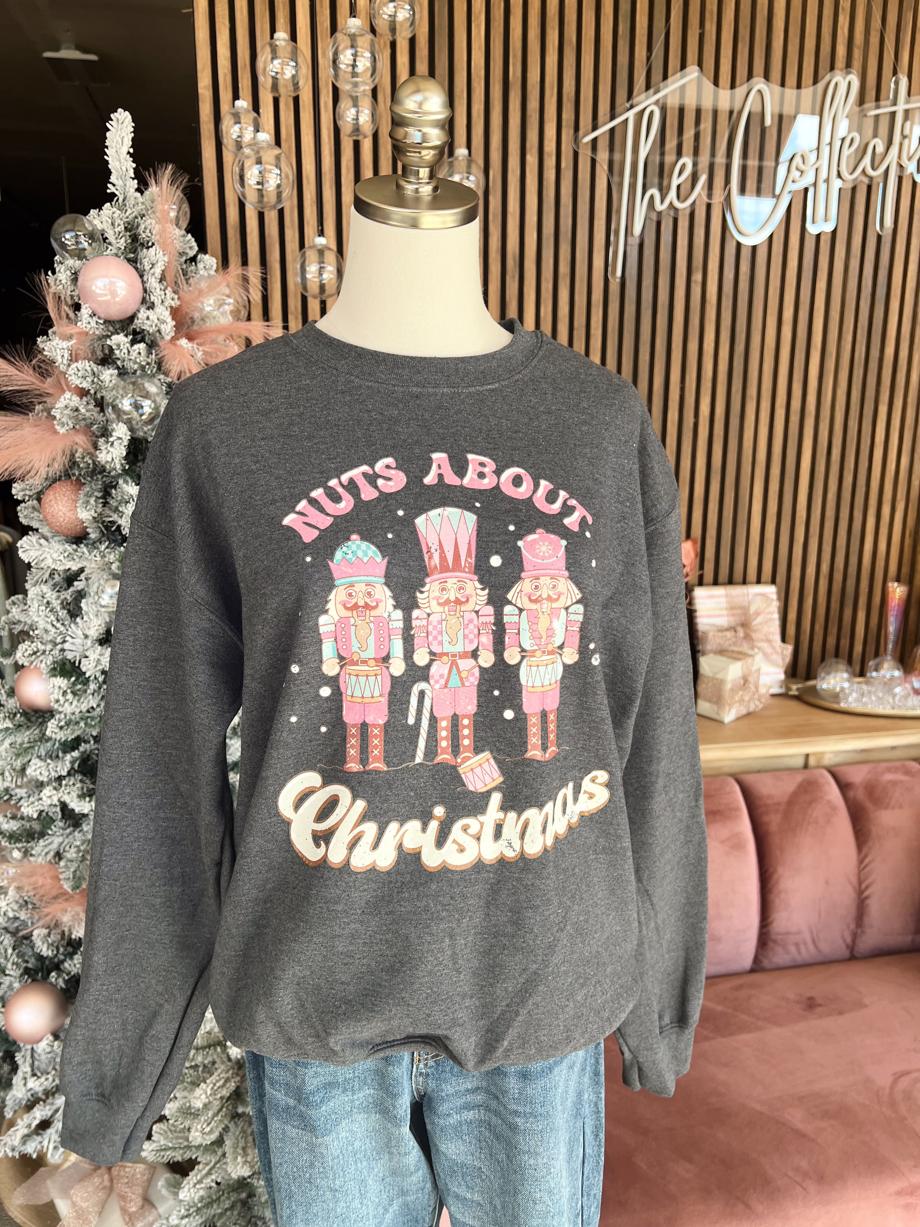 Customs: Nuts About Christmas Sweatshirt